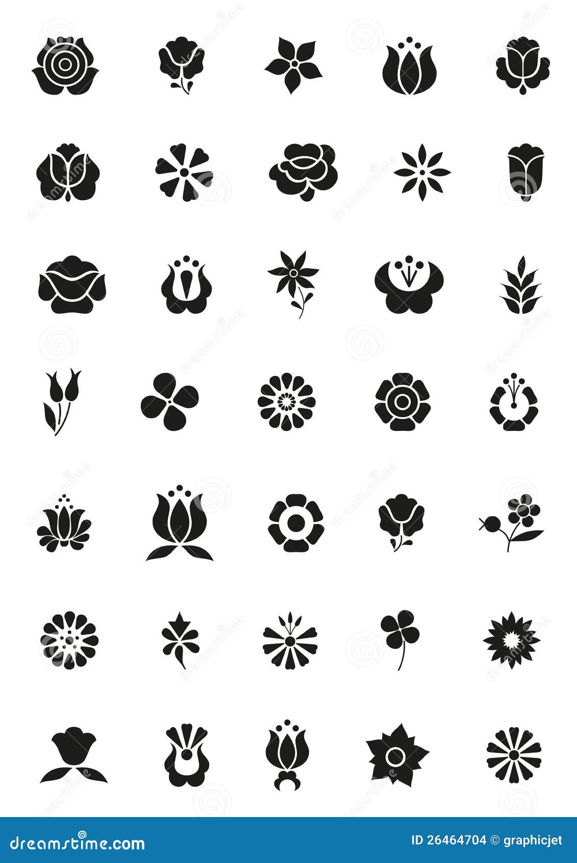 simply flower icons