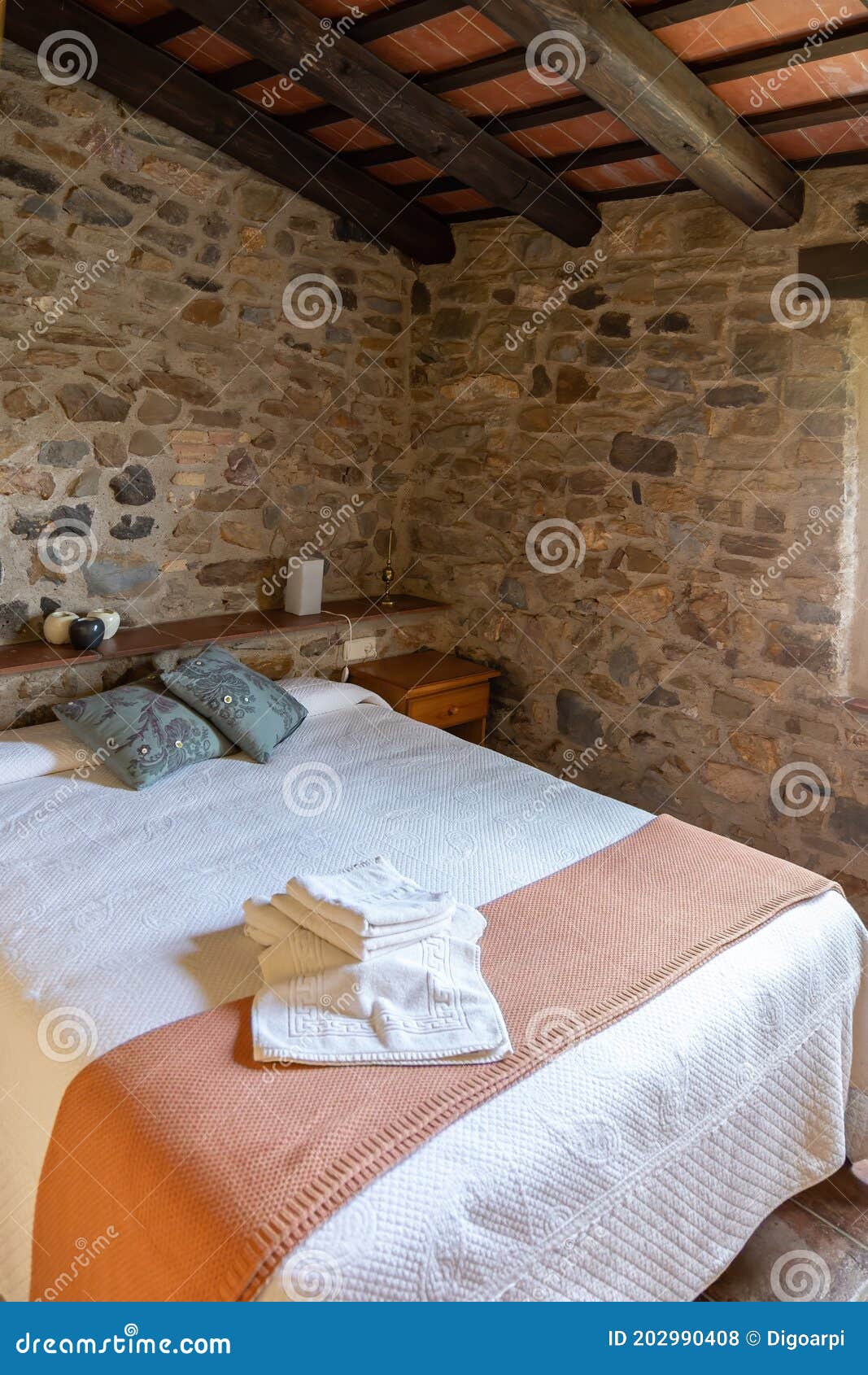 simply furnished, cozy room in a spanish country-style hotel