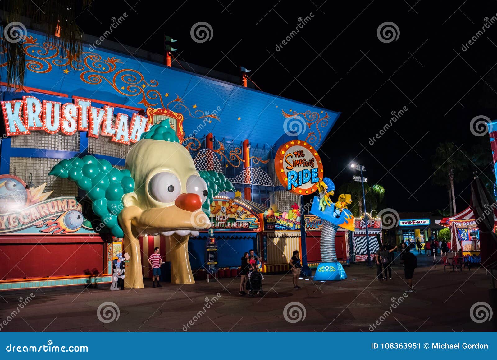 The Simpsons Ride Sign At Universal Studios Editorial Photo Image Of City Entertainment 108363951 - the simpsons ride universal fl roblox