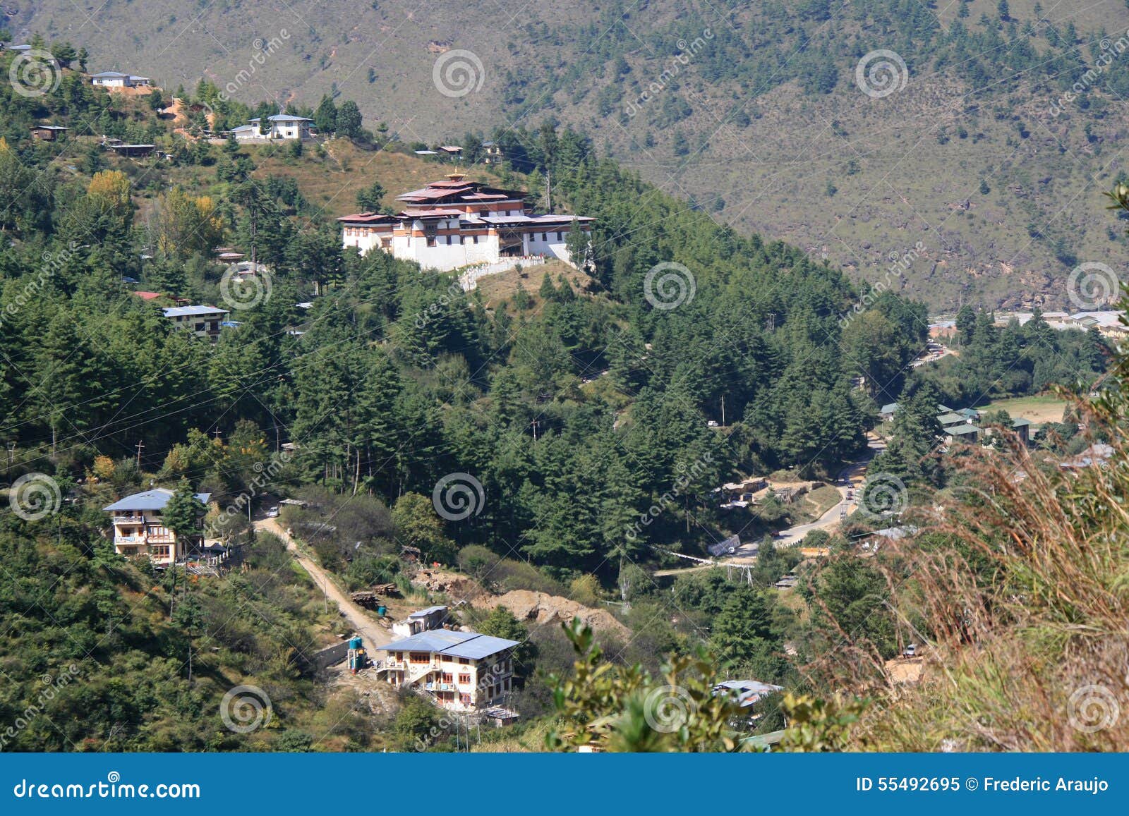 simtokha dzong - thimphu - bhutan