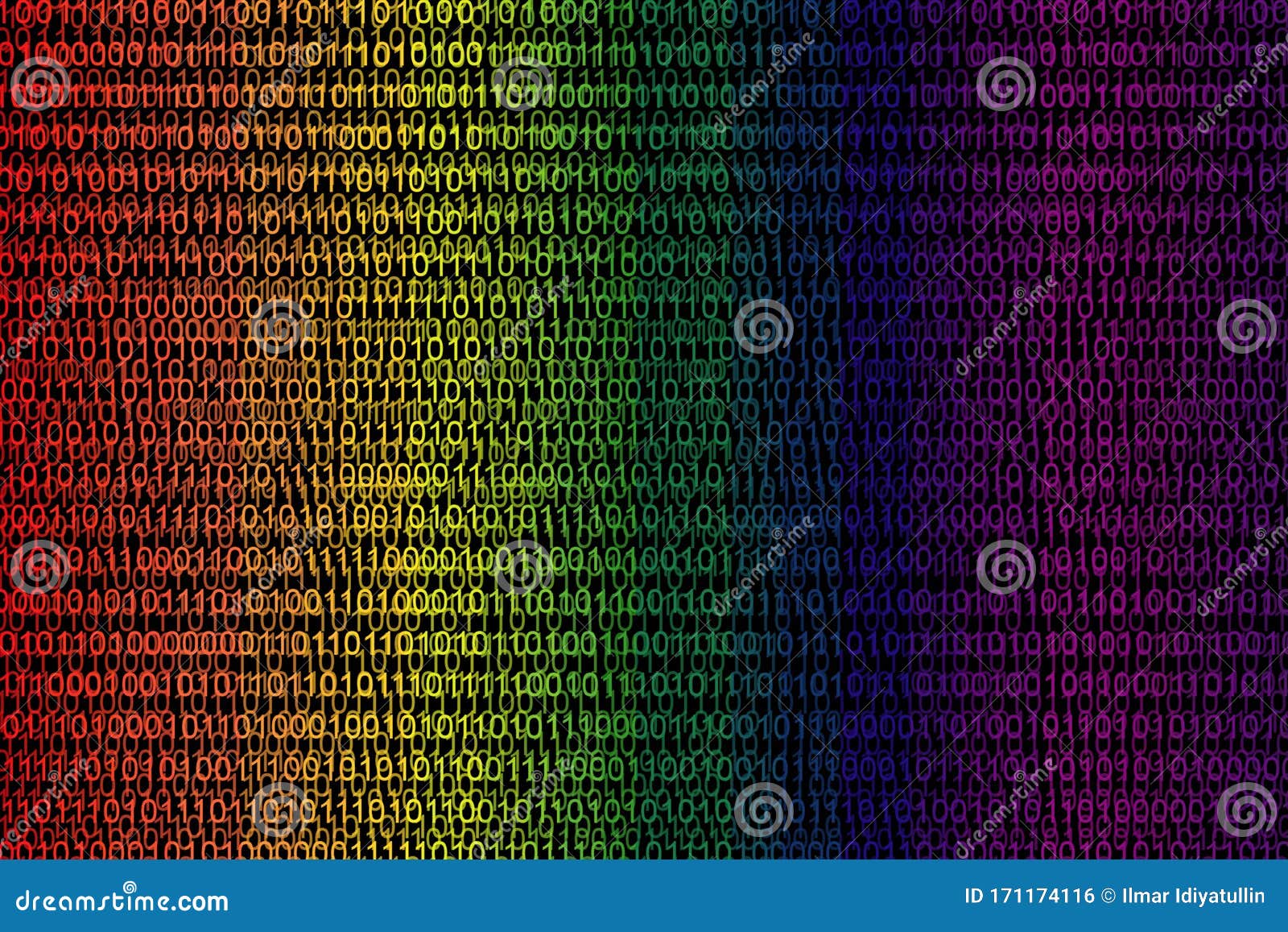 simulation-of-computer-binary-code-digital-matrix-of-bright-rainbow-colors-stock-illustration