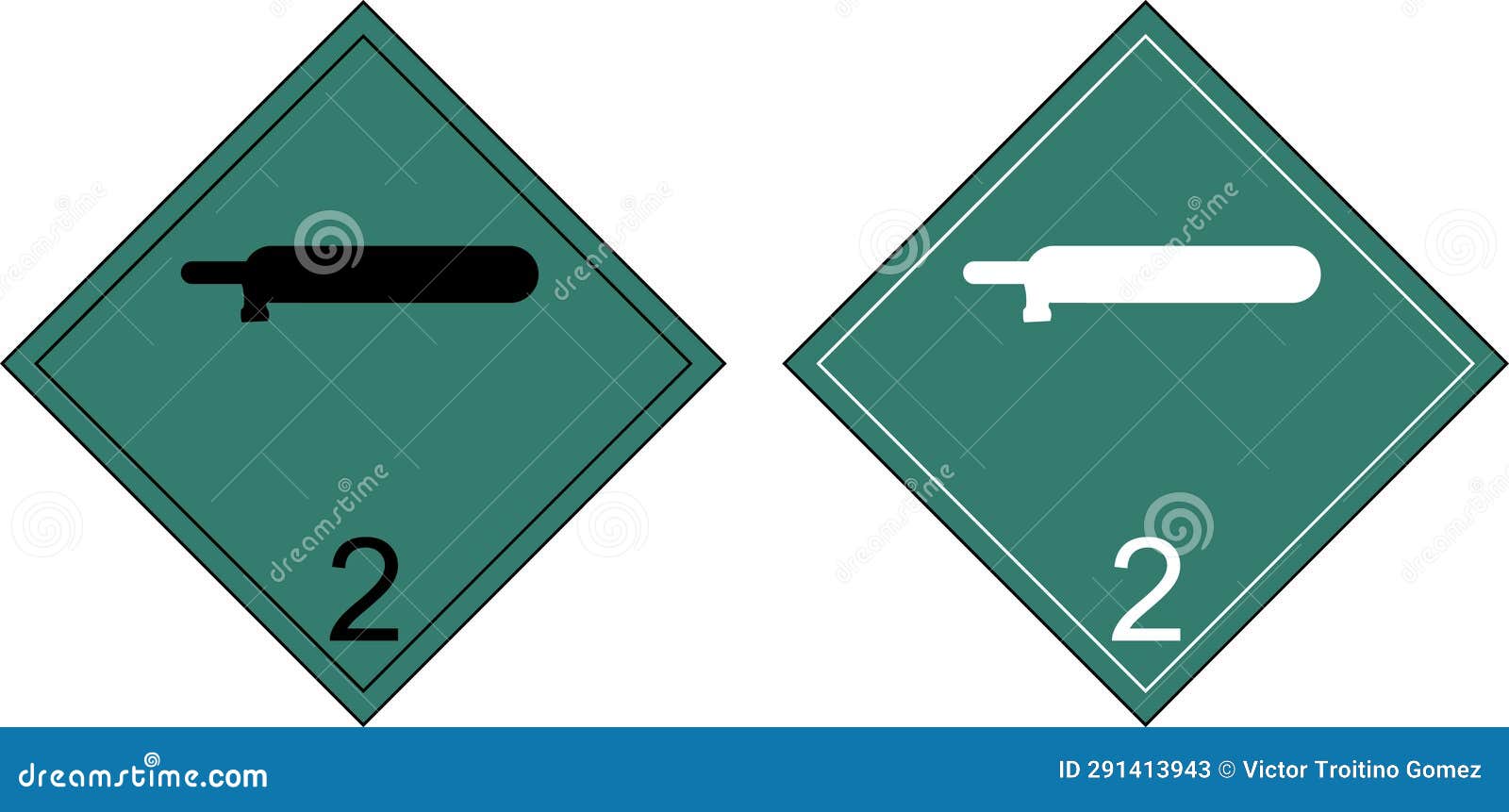 rhombus signs of clp, dangerous goods