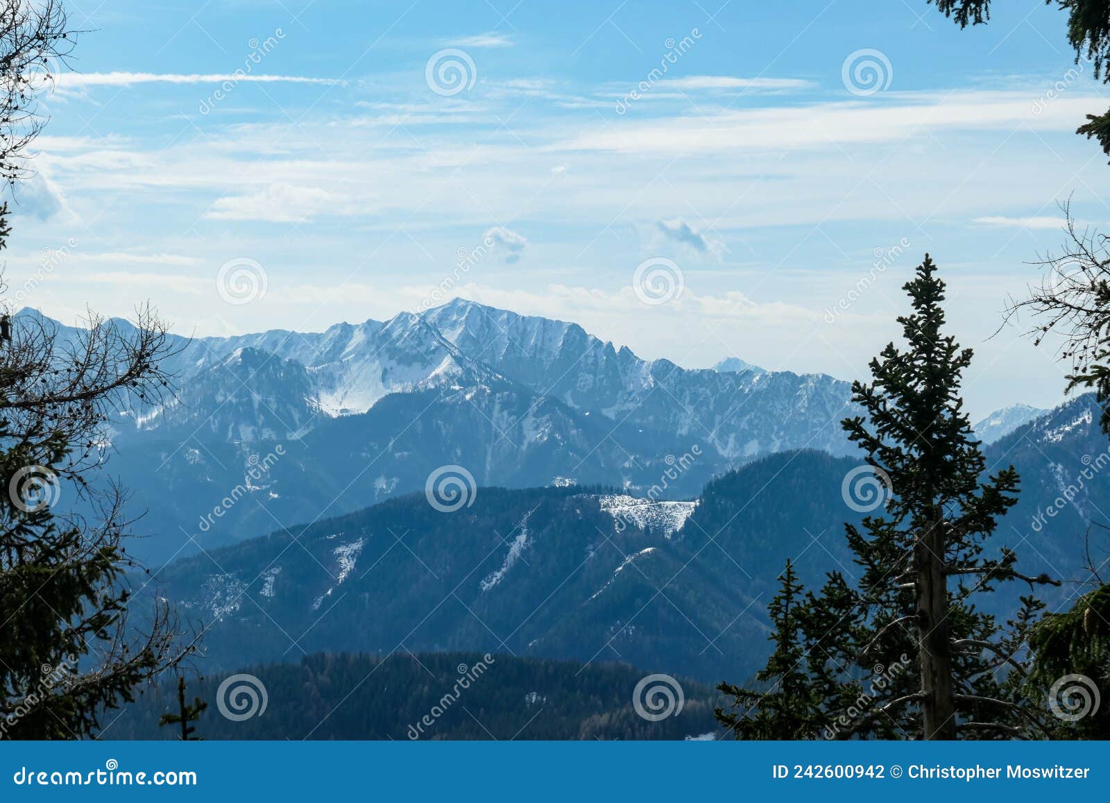 Sinacher Gupf - Panoramic View of the Karawanks in Carinthia, Austrian ...