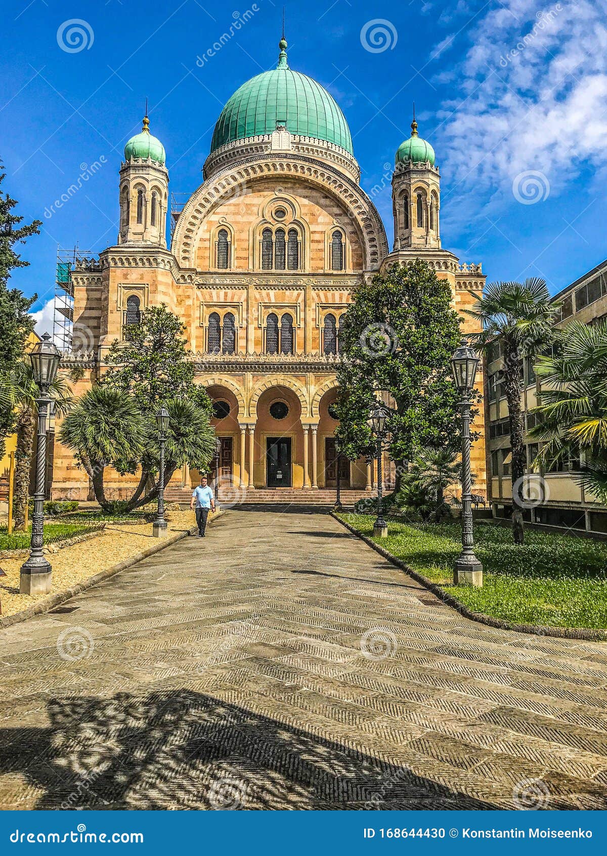 Sinagoga the Temple, Which is Made in Moorish Editorial Image