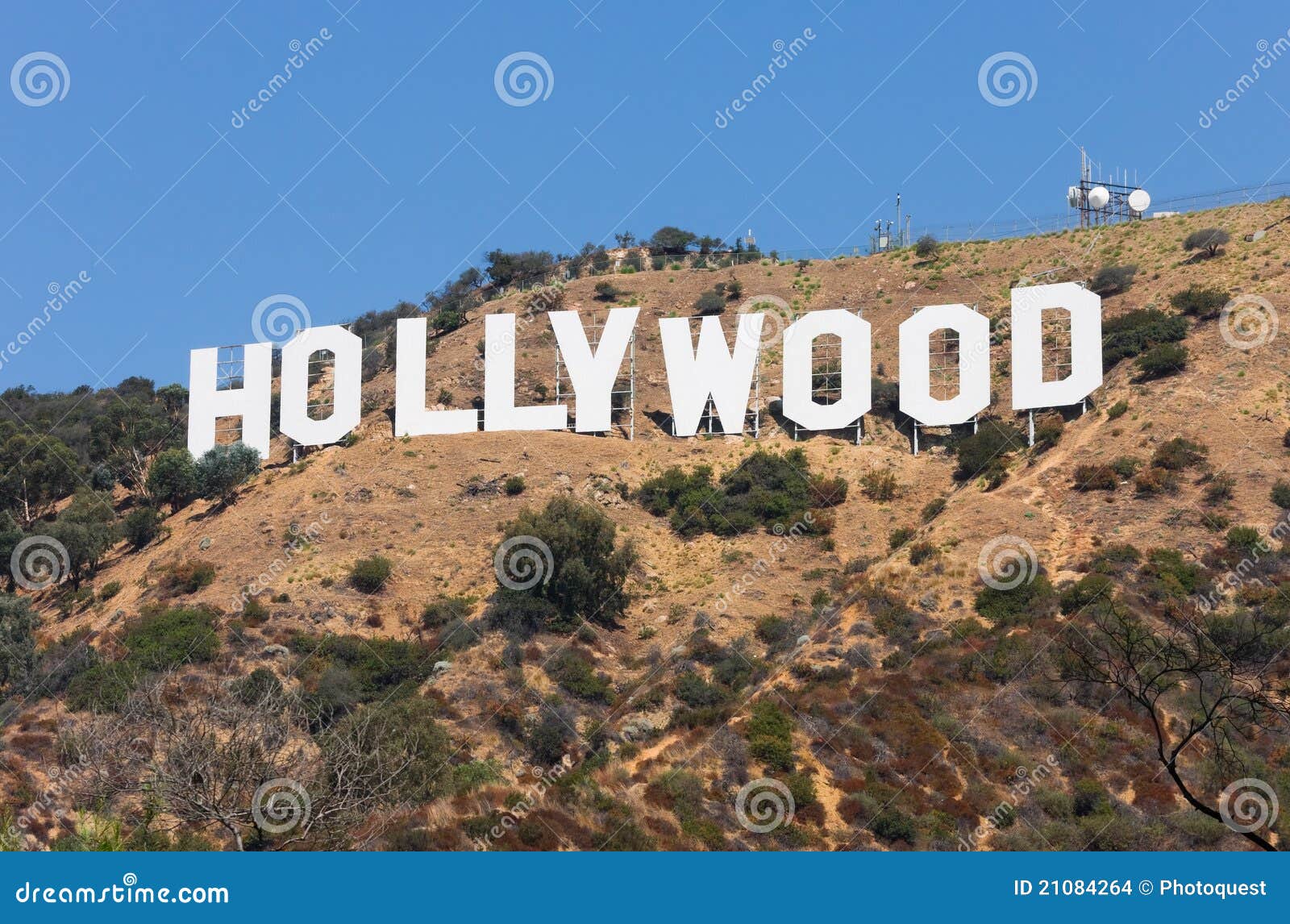 O famoso sinal de Hollywood — Fotografia de Stock Editorial