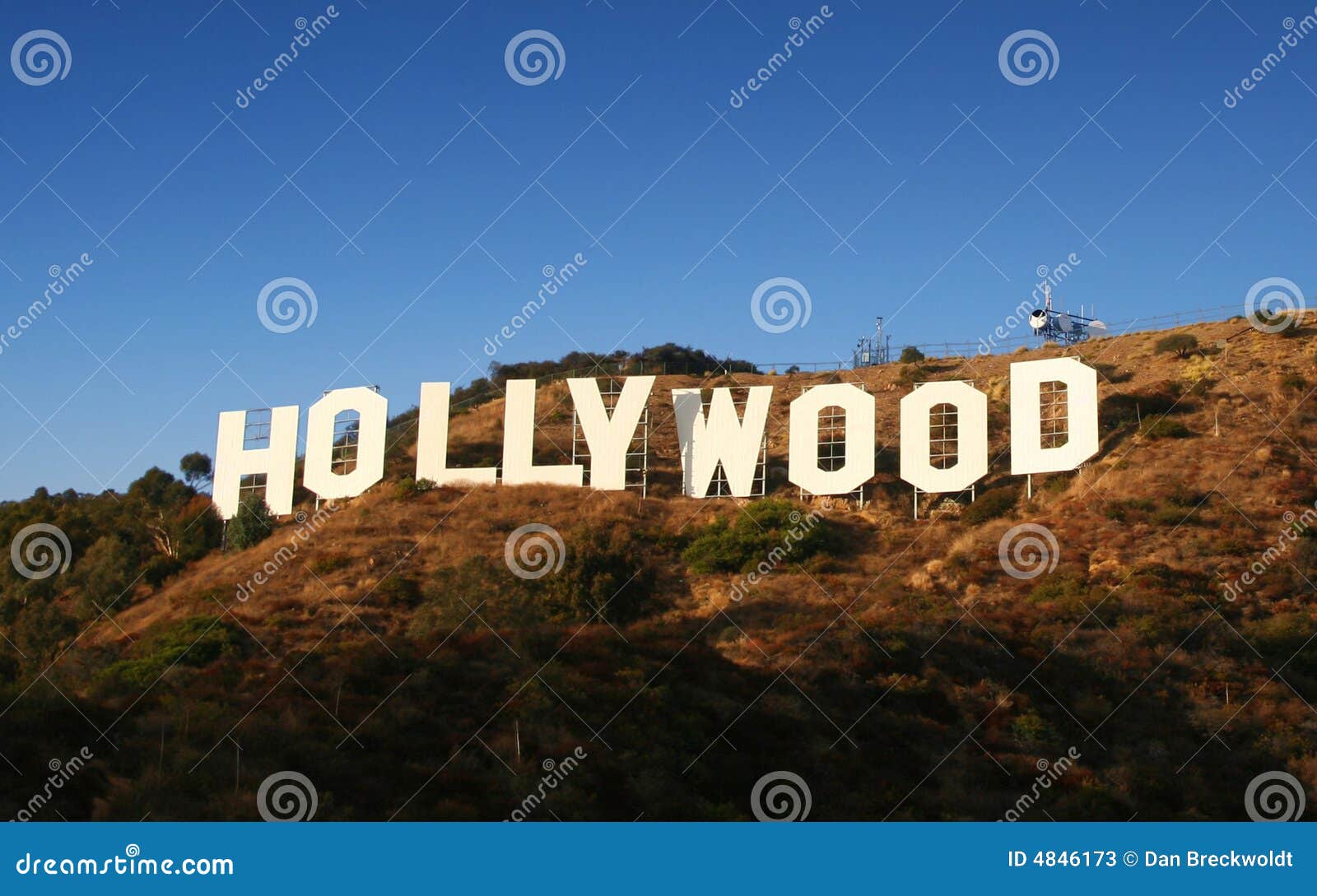 O famoso sinal de Hollywood — Fotografia de Stock Editorial