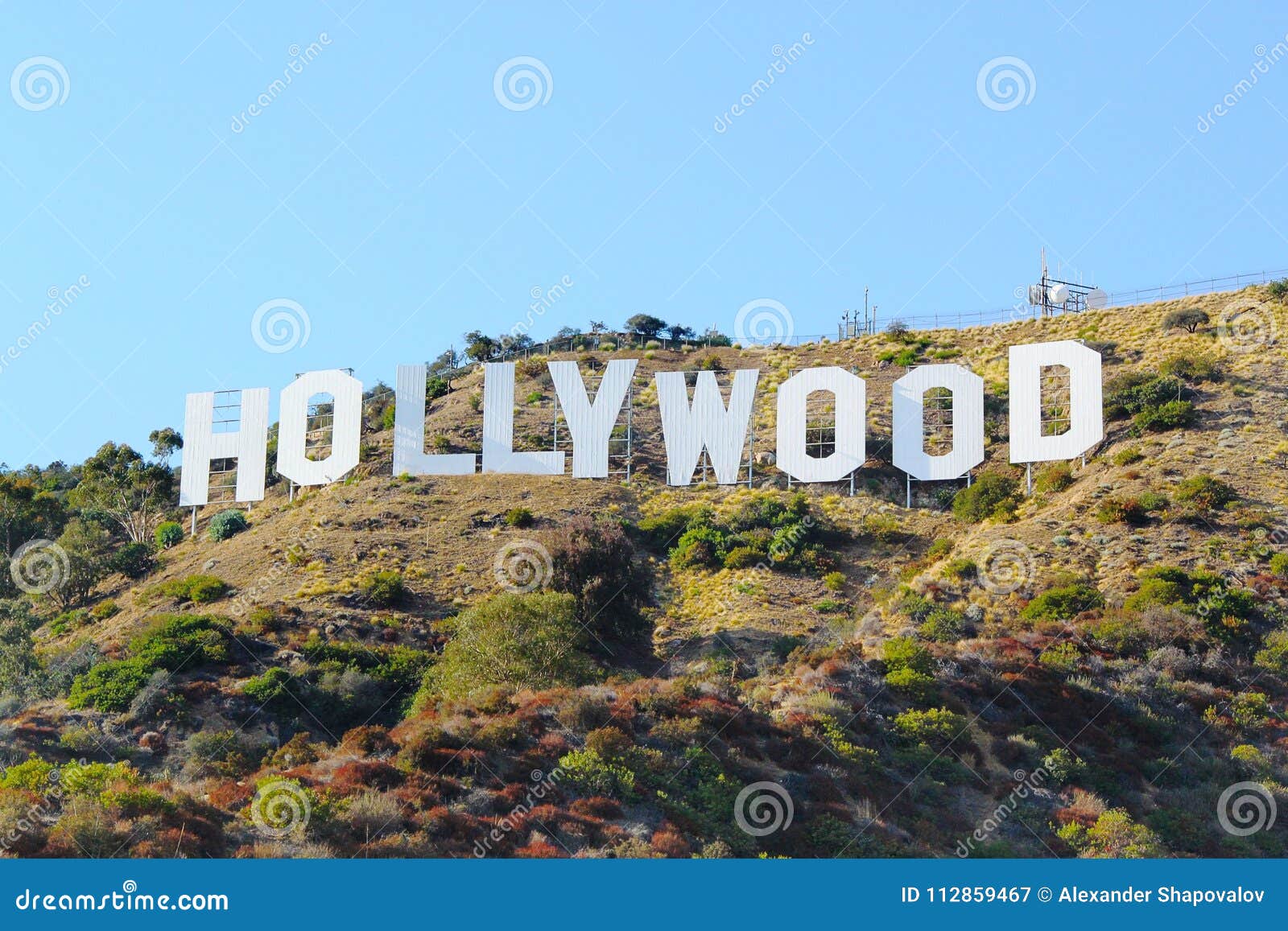 O famoso sinal de Hollywood — Fotografia de Stock Editorial