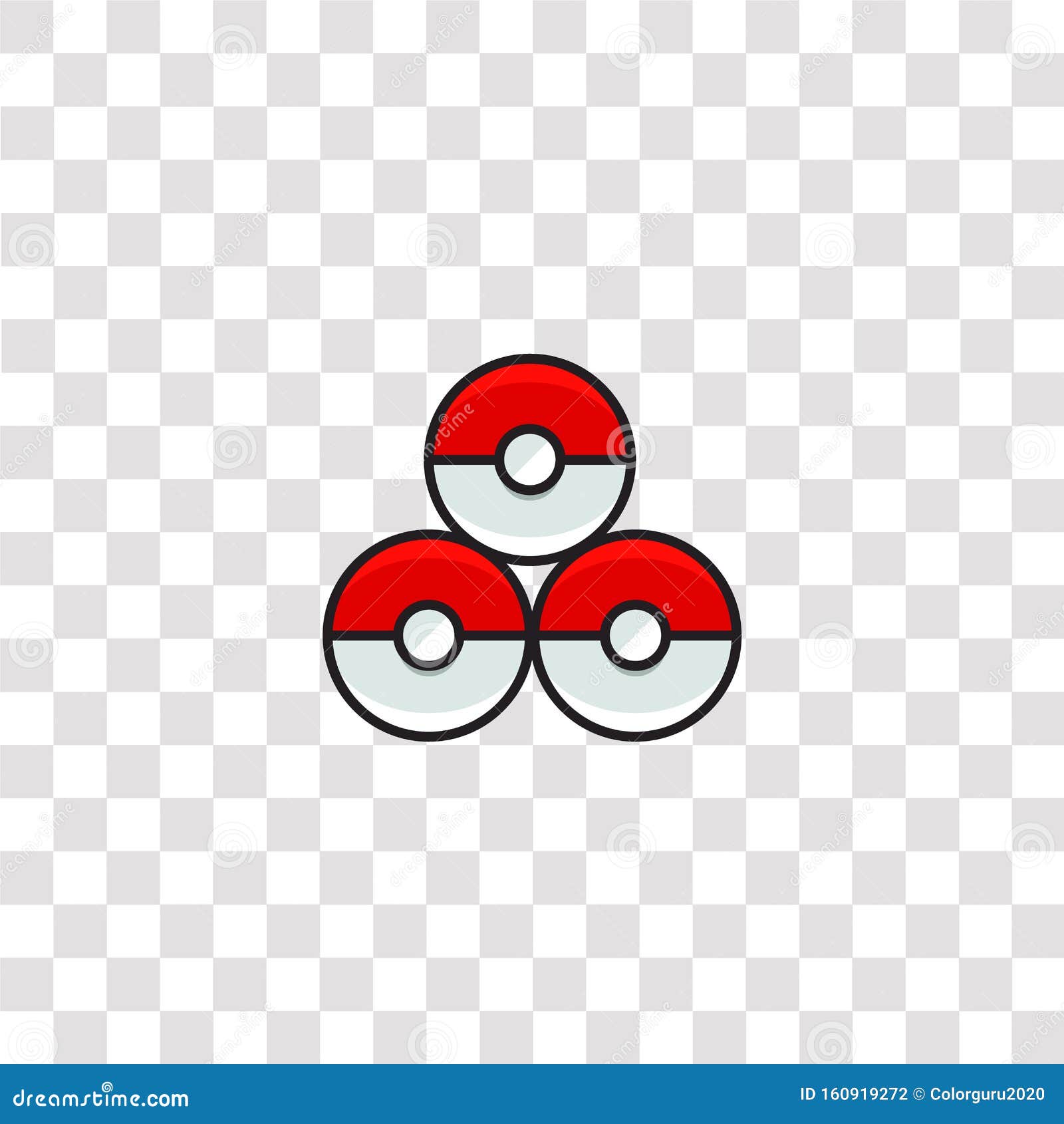 Sinal E Símbolo Do ícone Da Bolkeball ícone De Cor Pokeball Para Design De  Site E Desenvolvimento De Aplicativo Móvel Elemento Si Fotografia Editorial  - Ilustração de branco, equipe: 160919272