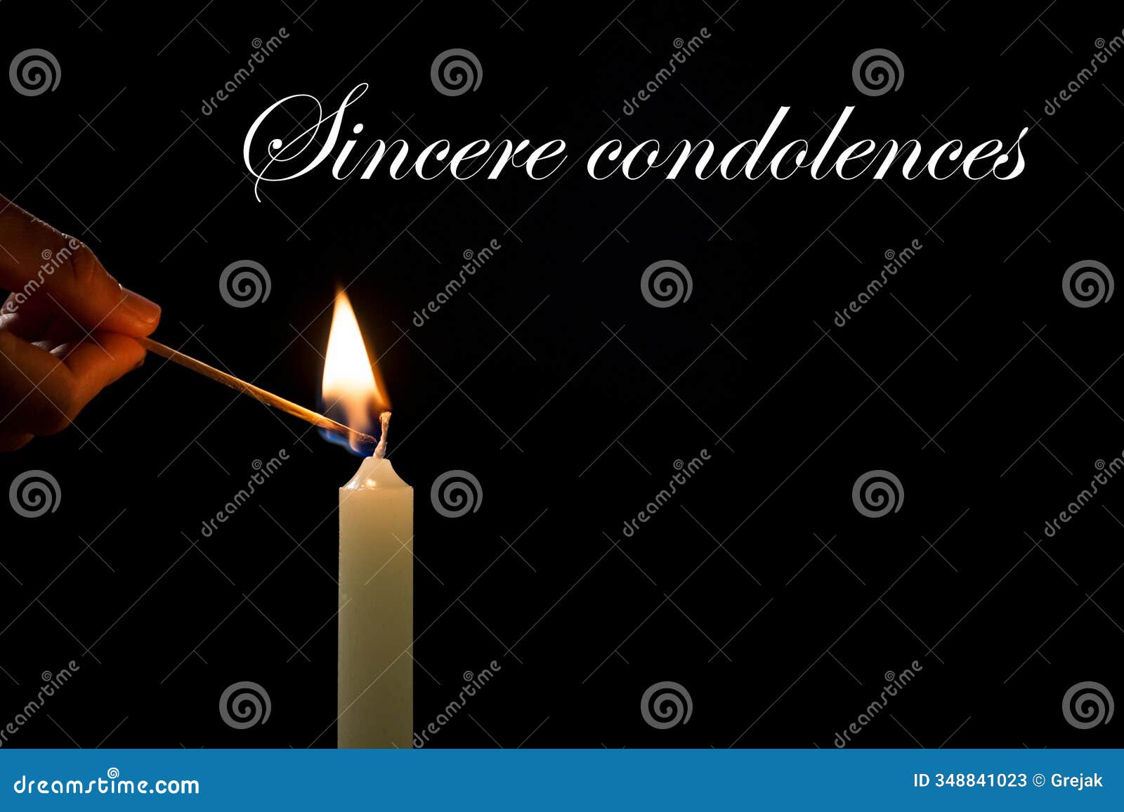 sincere condolences card