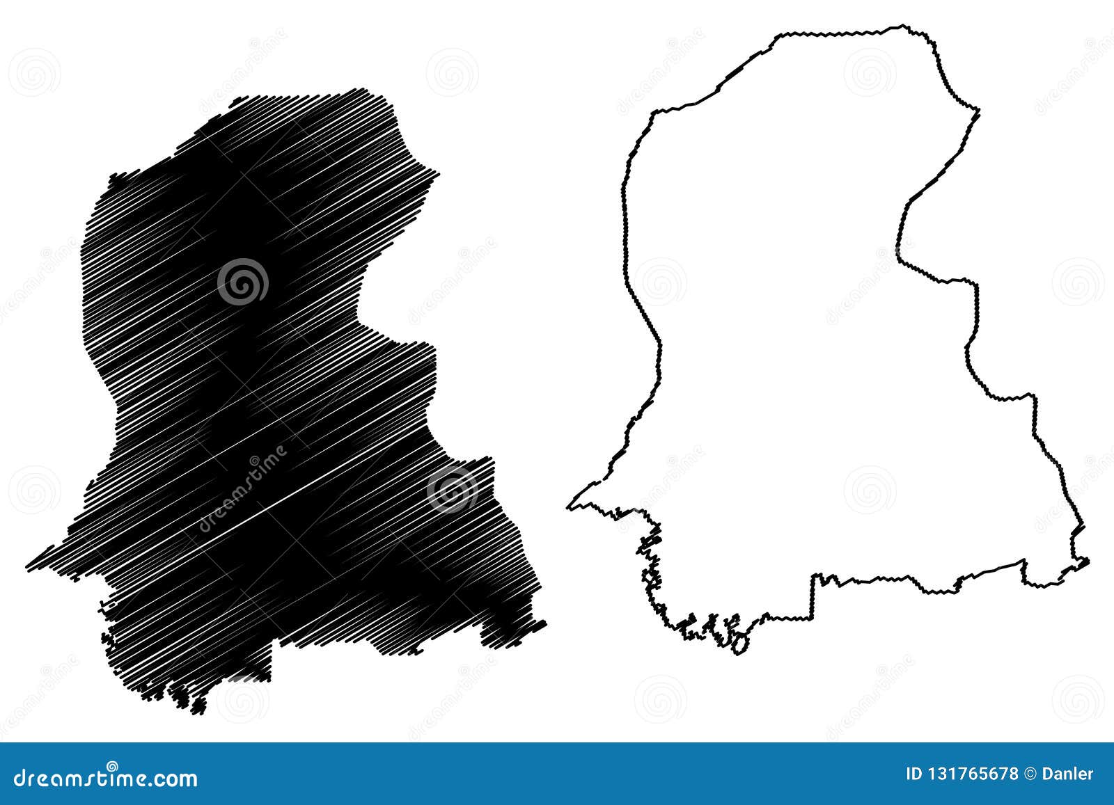 Sindh Map Vector | CartoonDealer.com #130610553