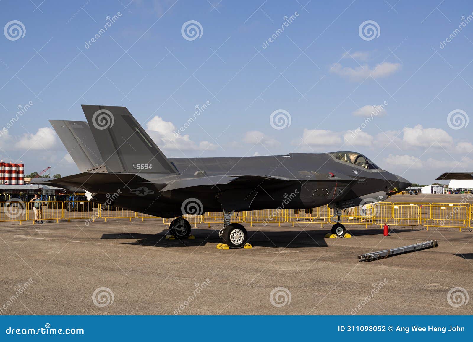 Singapore Airshow 2024 USAF Lockheed Martin F35 Lightning II