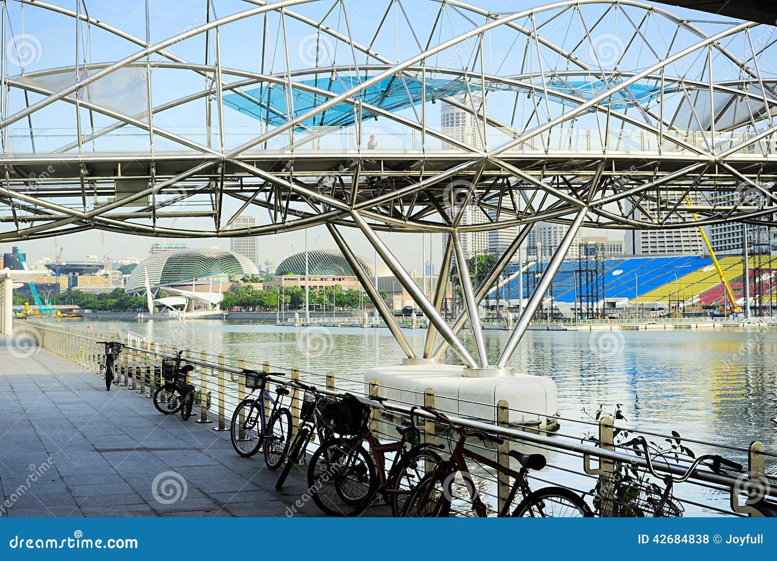 Singapore bicycle parking editorial stock photo. Image of cycling