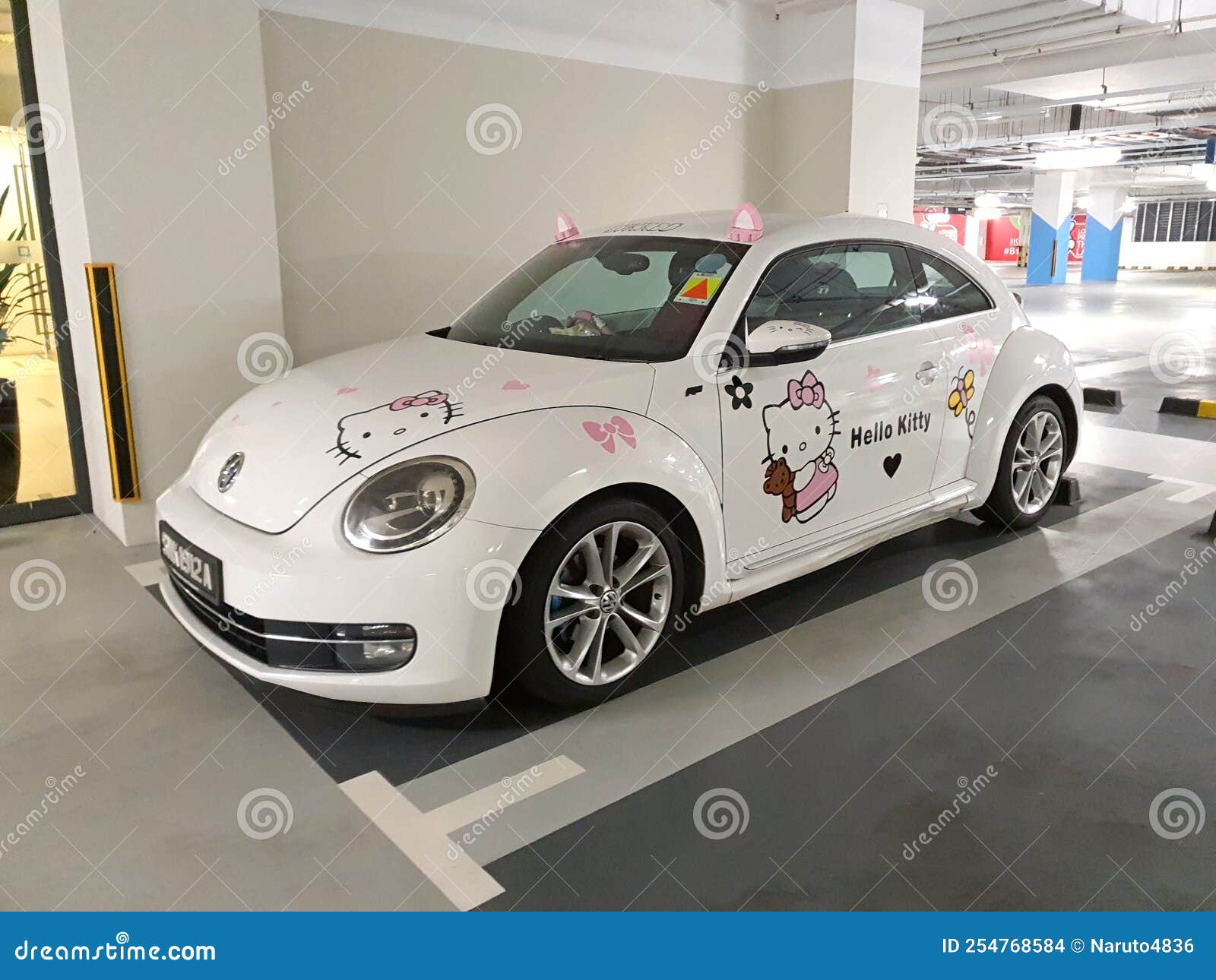 Pink Vw Beetle Hello Kitty