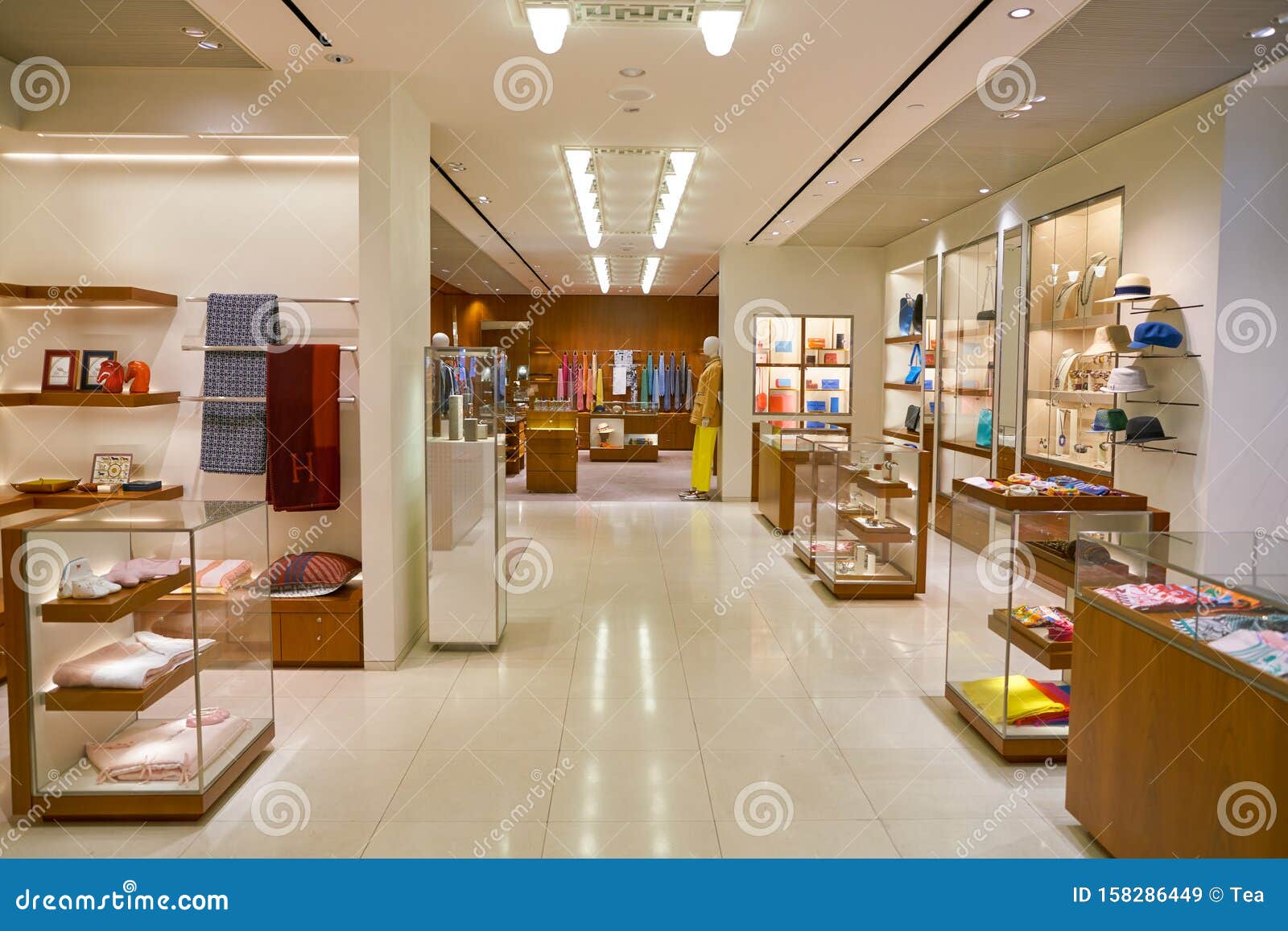 SINGAPORE - CIRCA APRIL, 2019: interior shot of Louis Vuitton