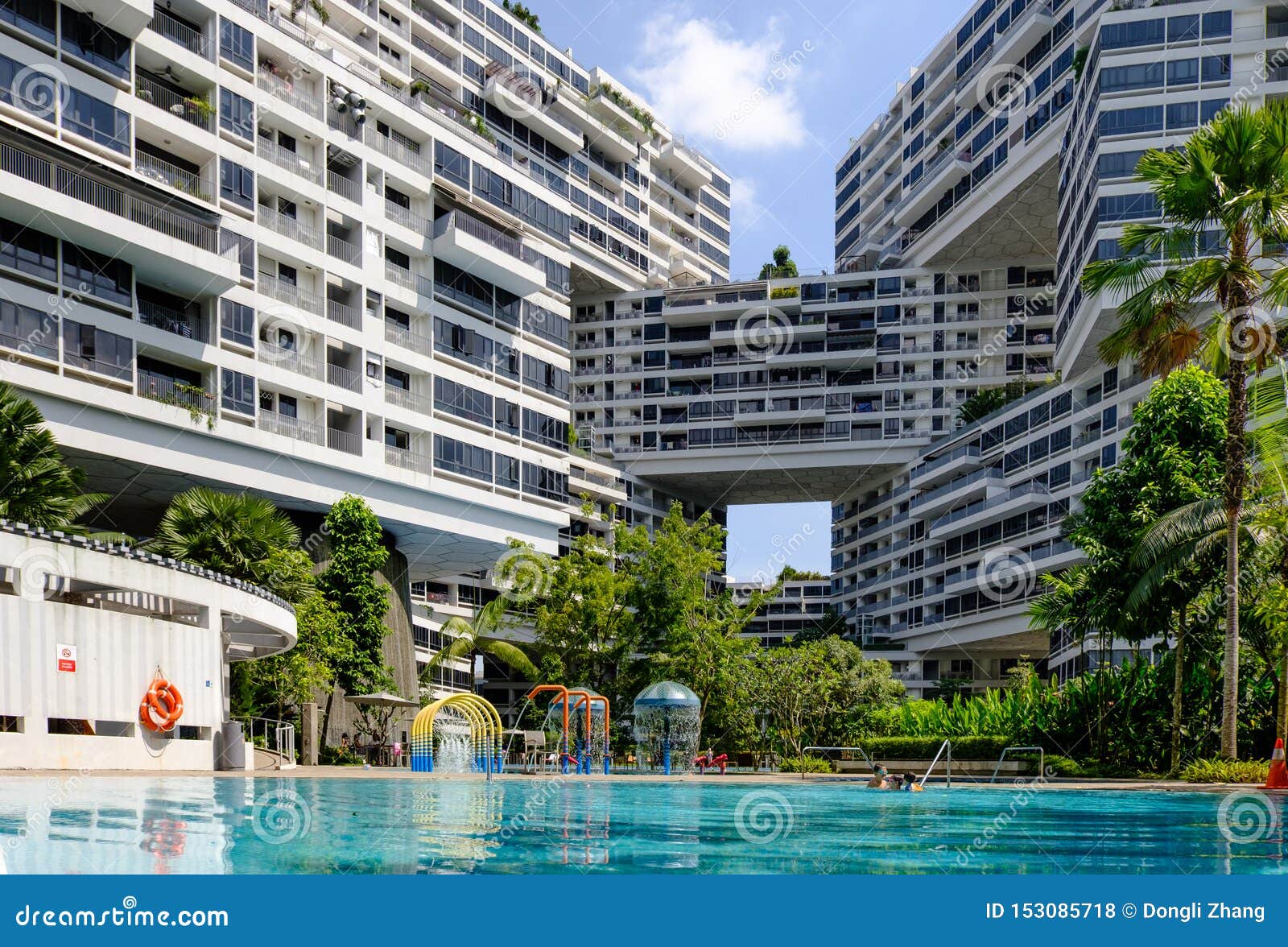 SingaporeDEC 28 2018 the Interlace Condominium Building Facade View