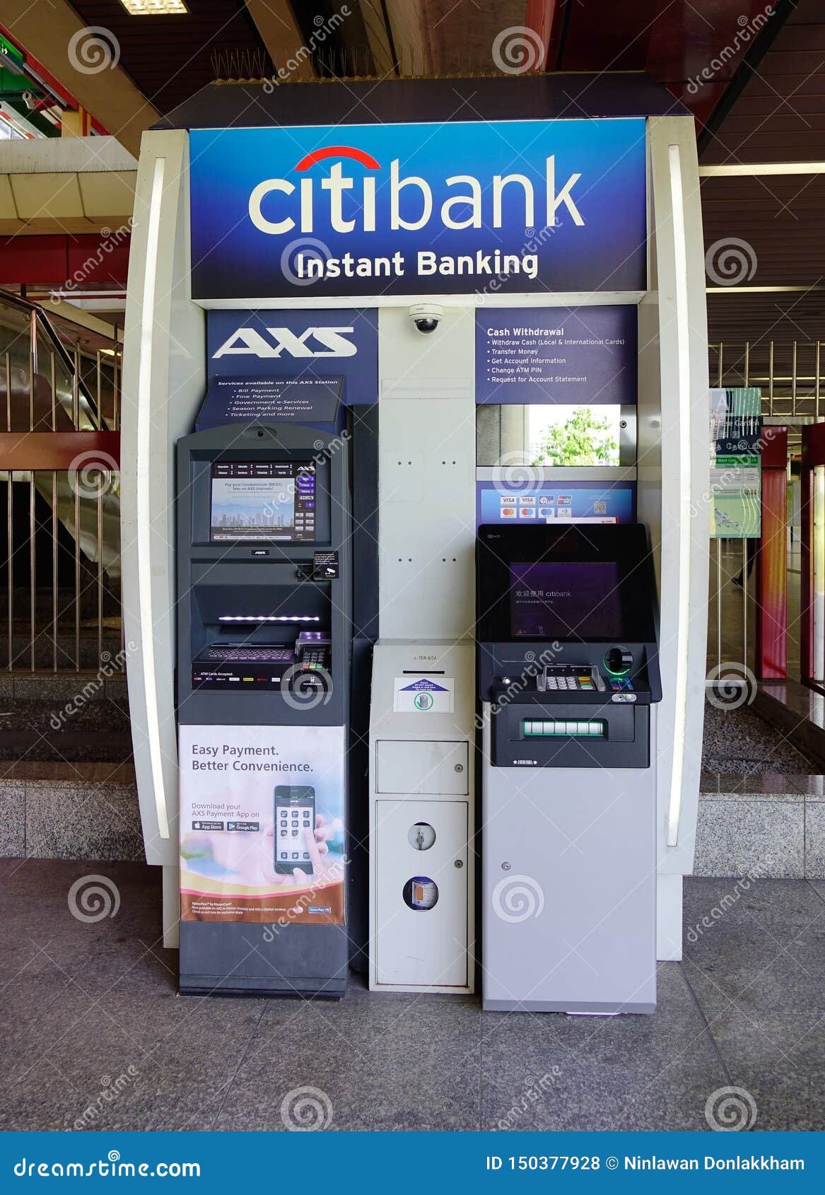 Atm Machines Of Citibank Editorial Stock Photo  Image Of