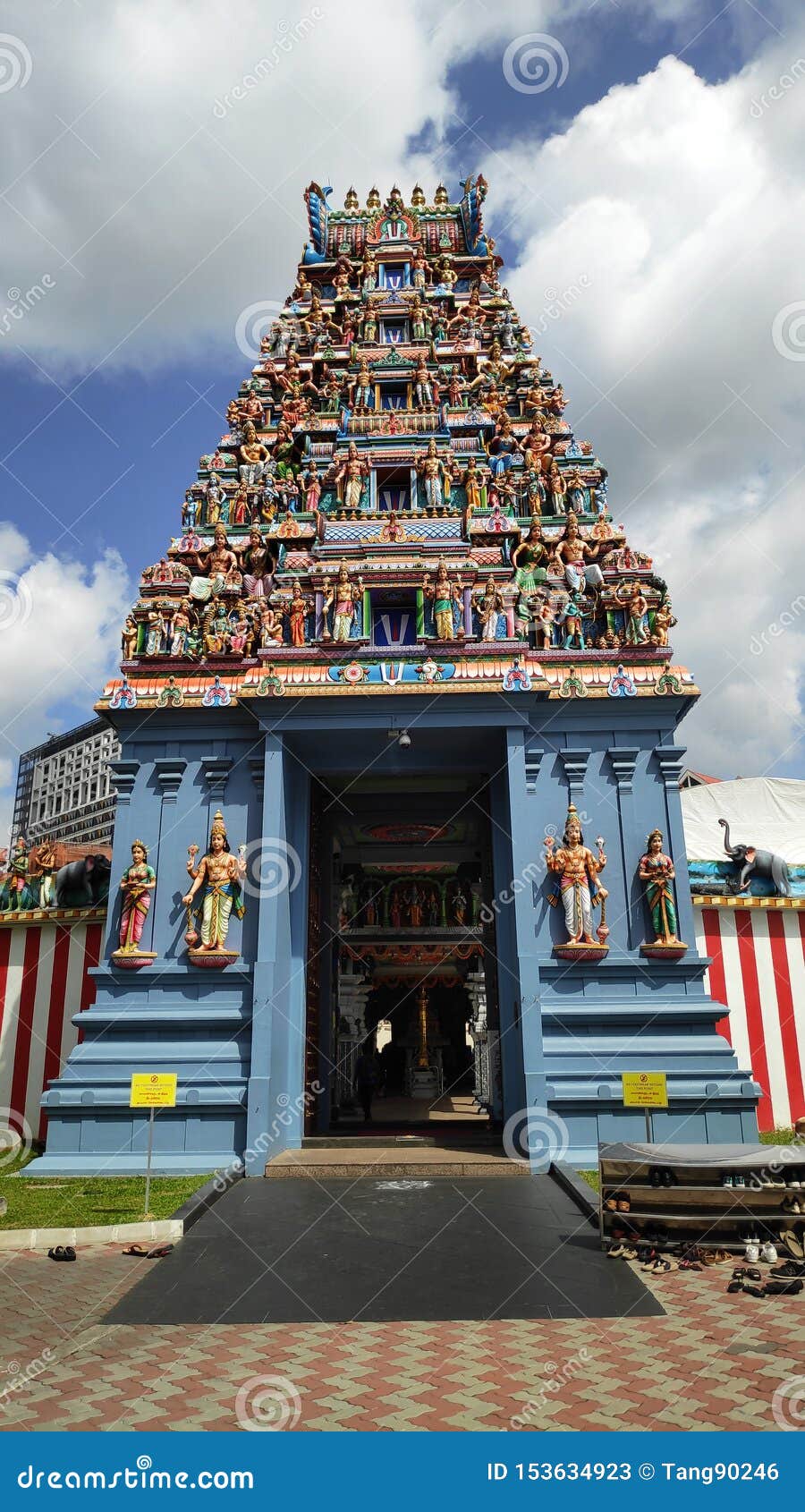 Sri Veerama Kaliamman Temple in Little India in Singapore ...