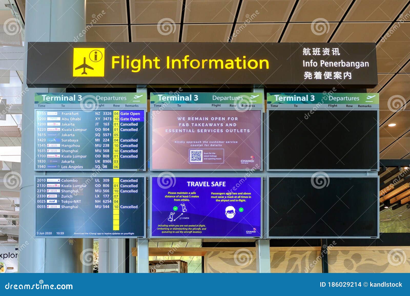 airport information screen