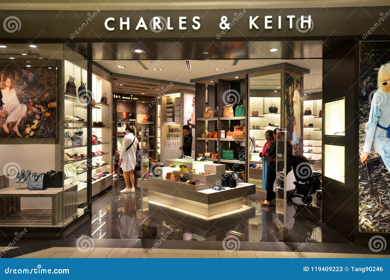 Charles & Keith Store in Marina Square, Singapore Editorial Stock