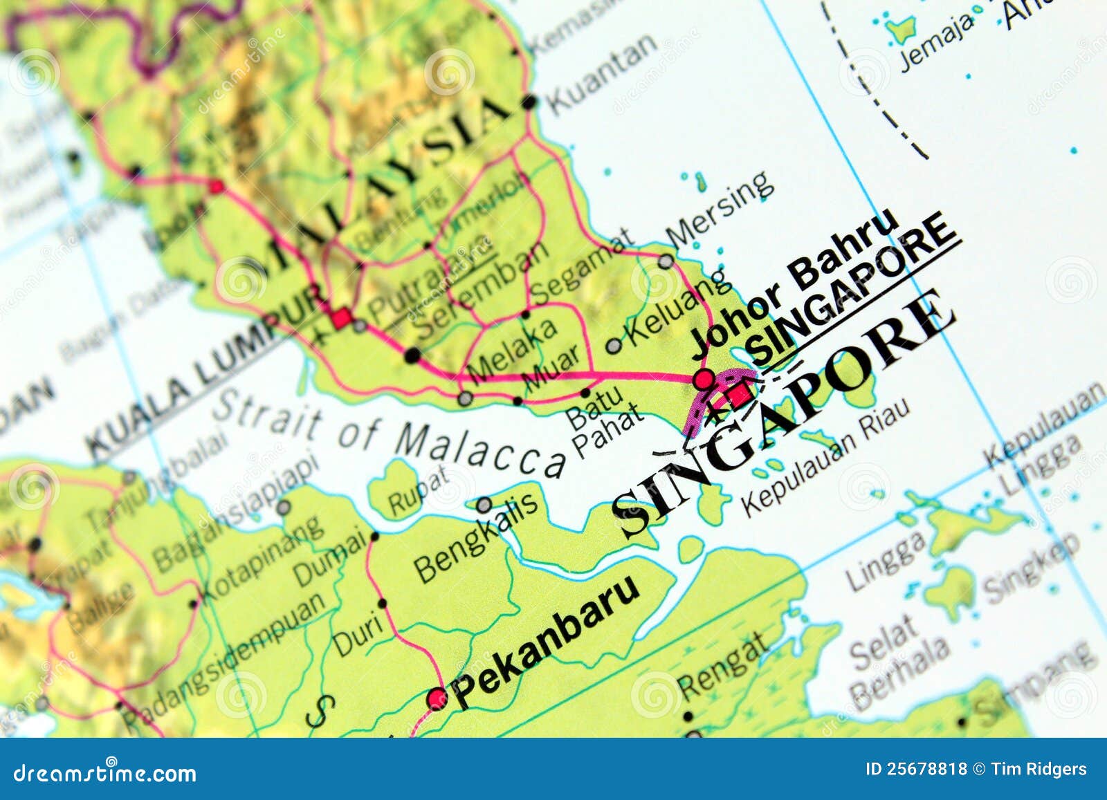 Singapore Map stock photo. Image of vacation, singaporean 25678818