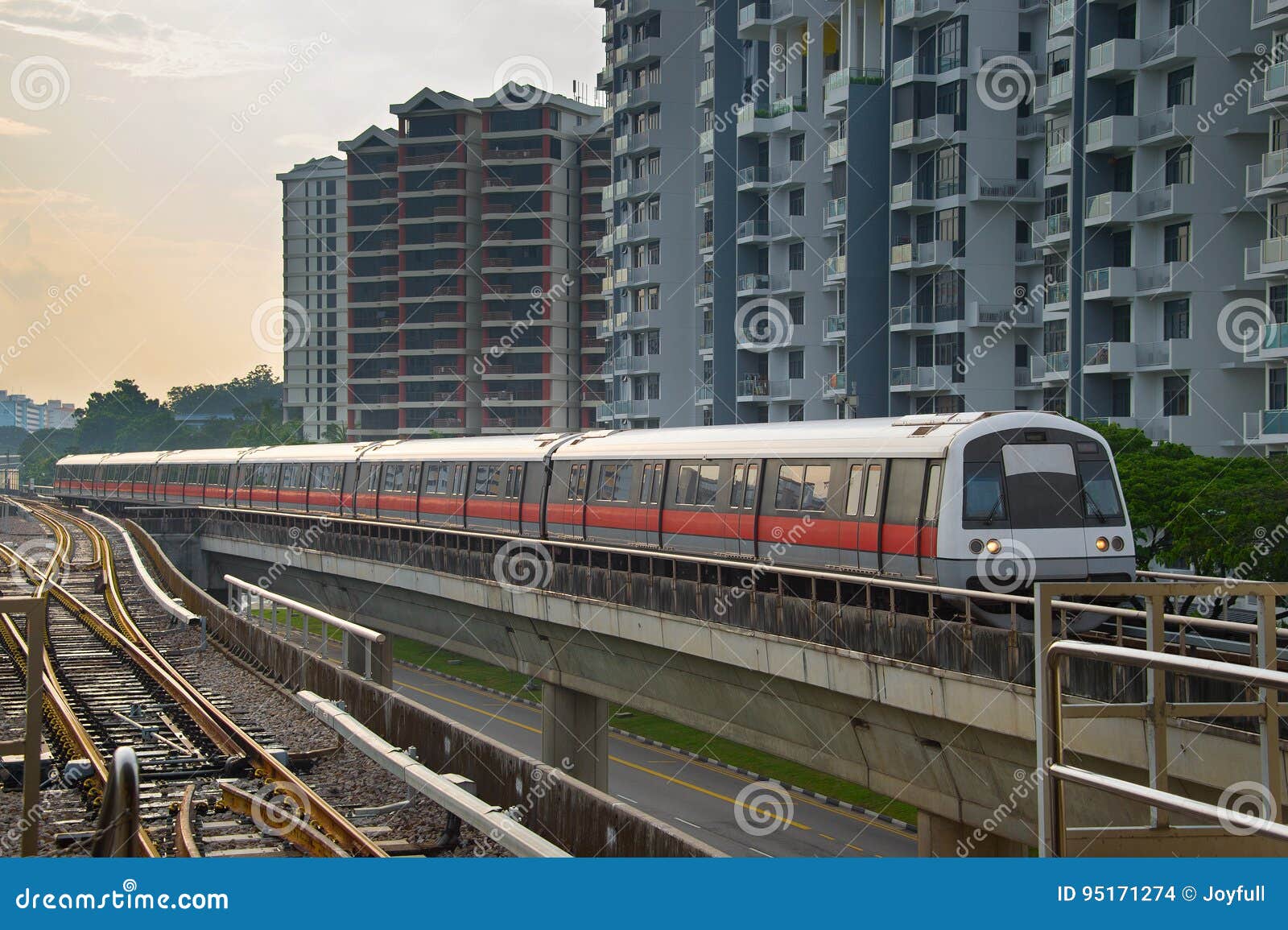 Singapore Metro Train Outdoor Stock Photo - Image of rapid, interchange:  95171274