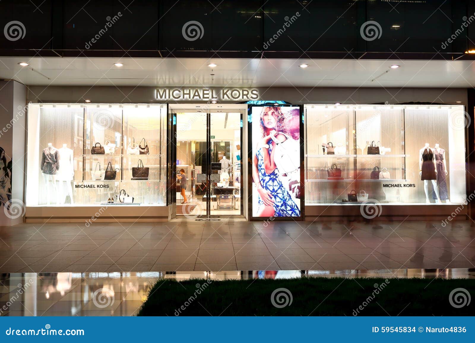 Singapore: Michael Kors editorial stock image. Image of scotts - 59545834