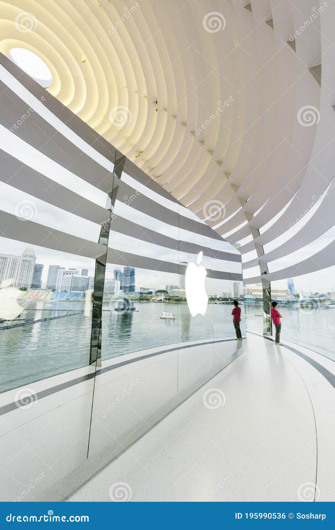Inside The World's First Floating Apple Store At Marina Bay Sands In  Singapore