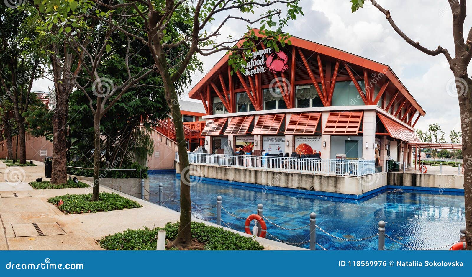 Singapore Seafood Republic in Sentosa Island Editorial Photo  Image of