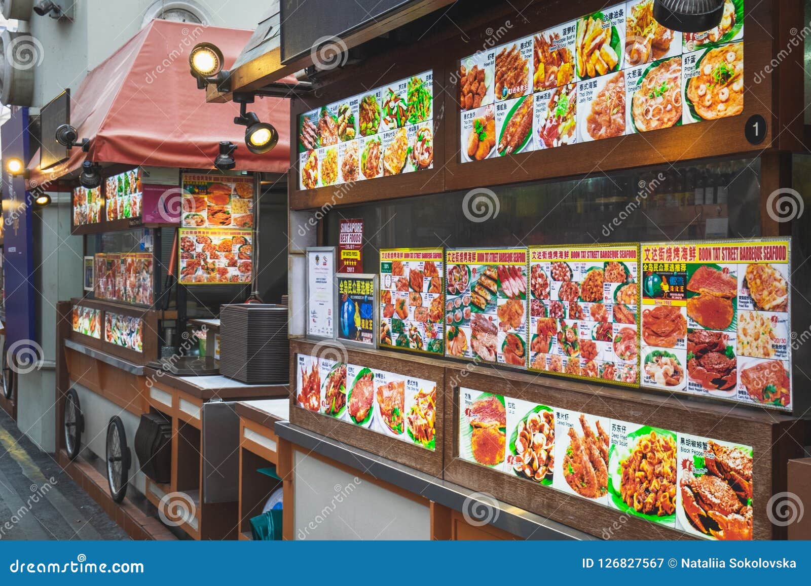 Chinatown Food Street In Singapore Editorial Photography Image Of Hotel Downtown