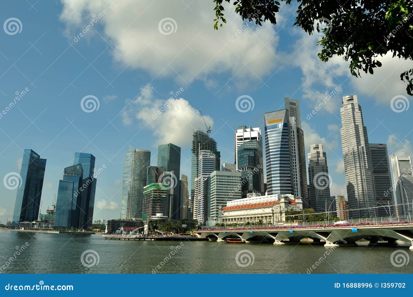 Singapore Skyline At Day Time Stock Photo - Image of 