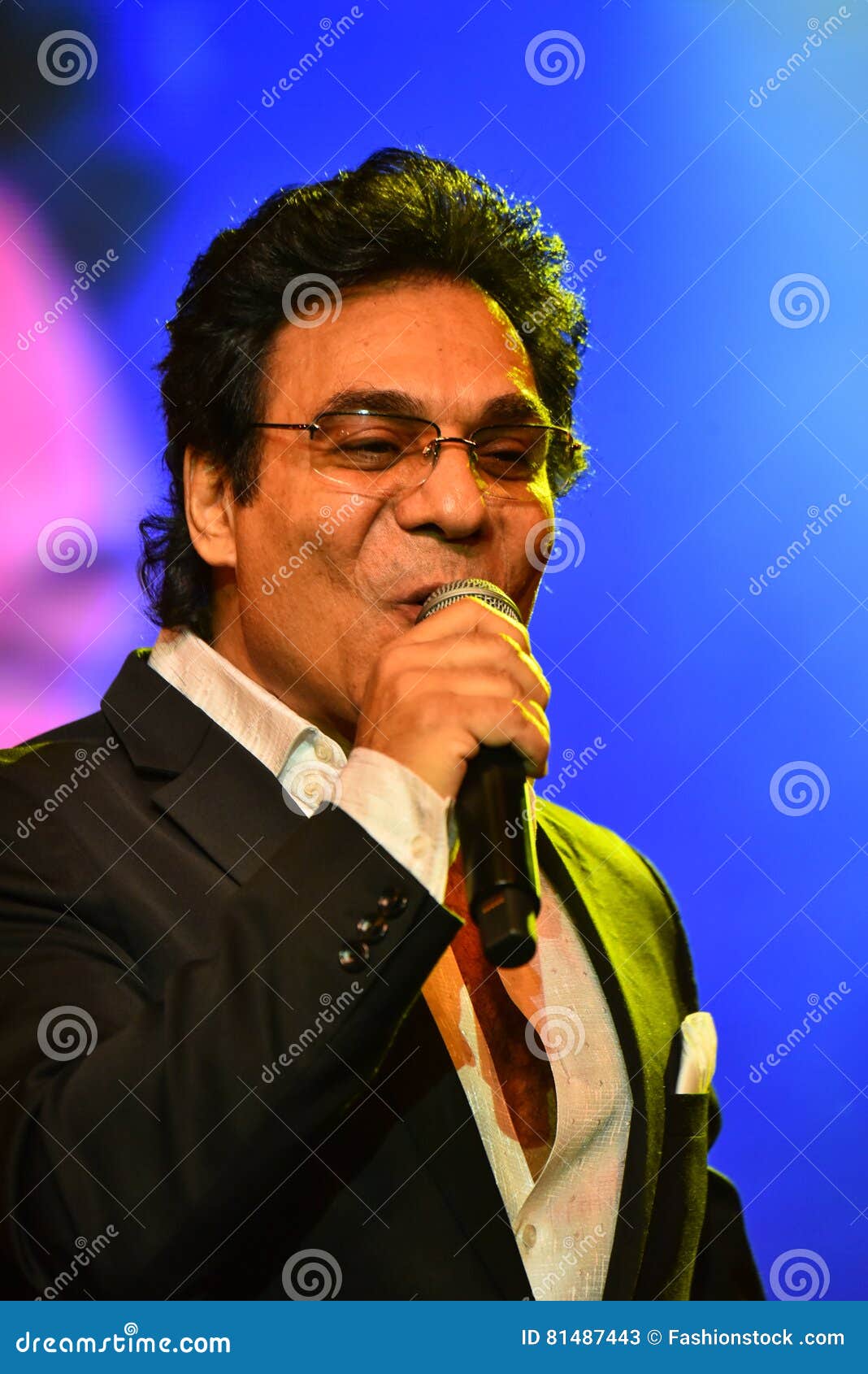 Andy Madadian Singer Andy Madadian Performs on Stage during the Big Apple Music