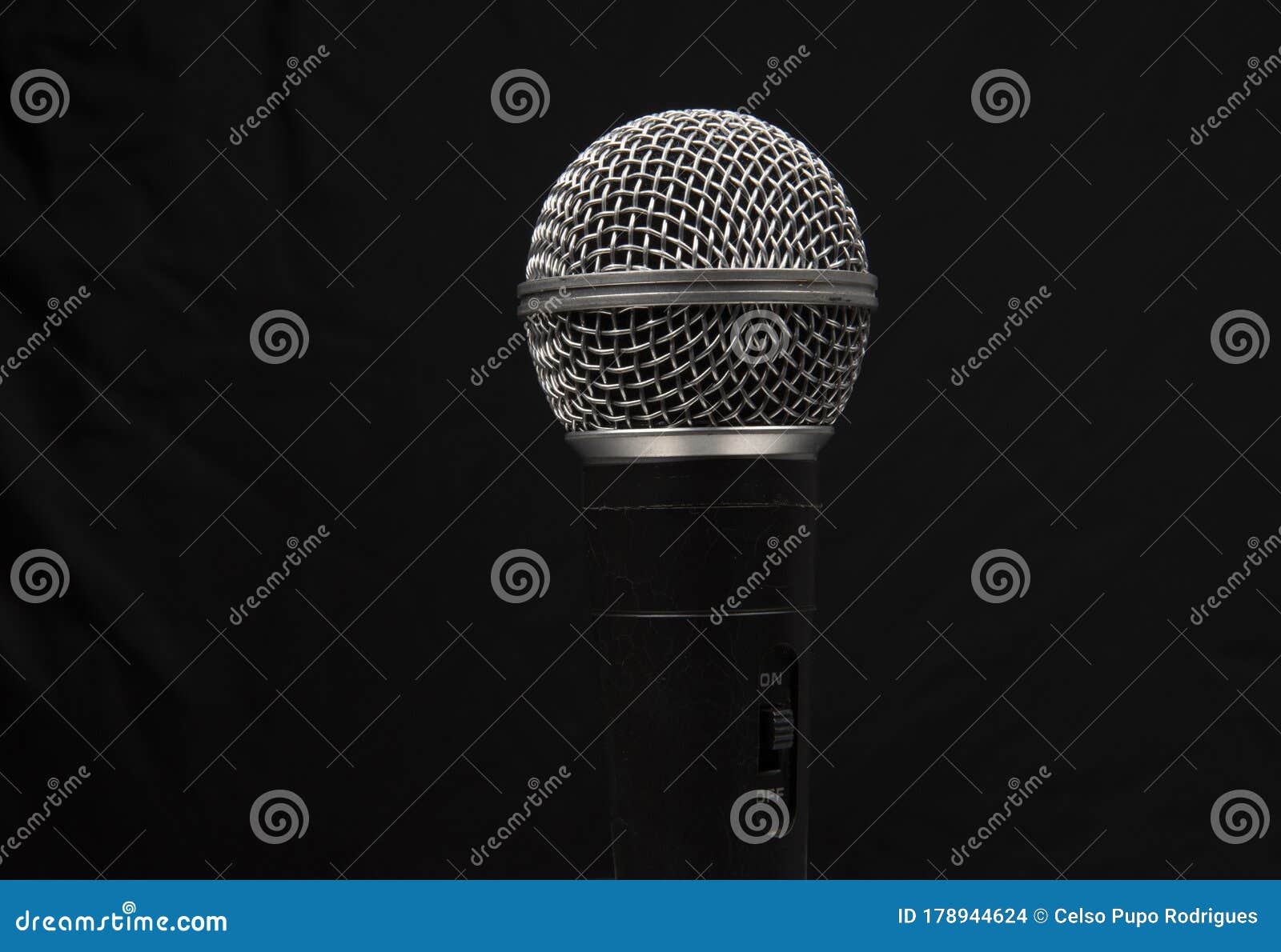 Singer Profissional Condenser Microphone Stock Photo Image of speech