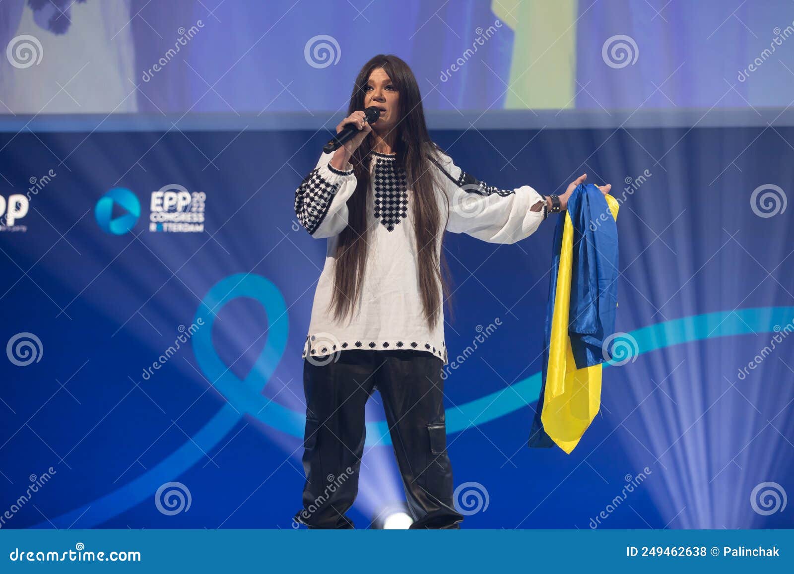 Singer Ruslana At Epp Congress Editorial Stock Photo Image Of Artist