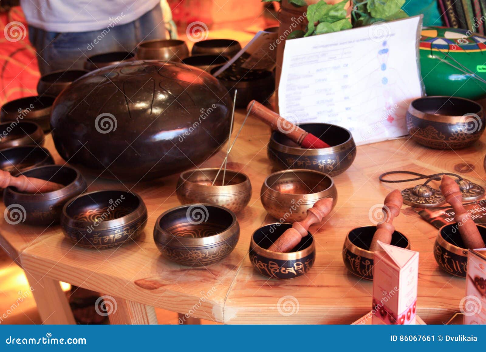 Singing bowls stock image. Image of sound, store, instrument 86067661