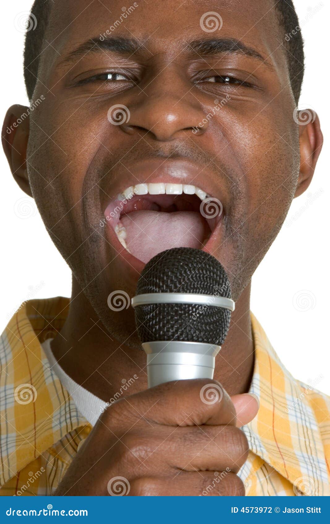 Singing Man stock photo. Image of singing, african, singer 4573972