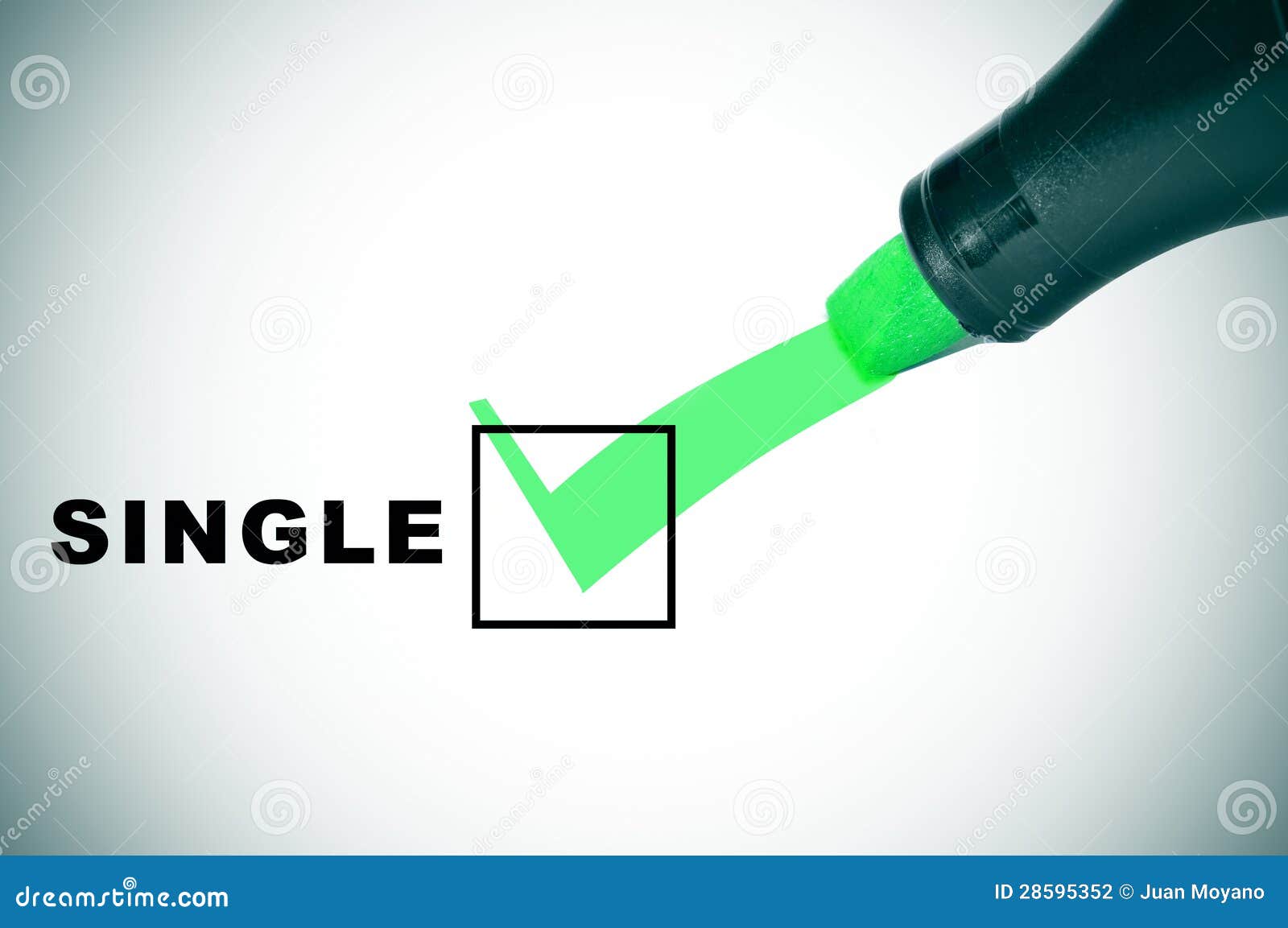 Single stock photo. Image of marker, green, relationship - 28595352