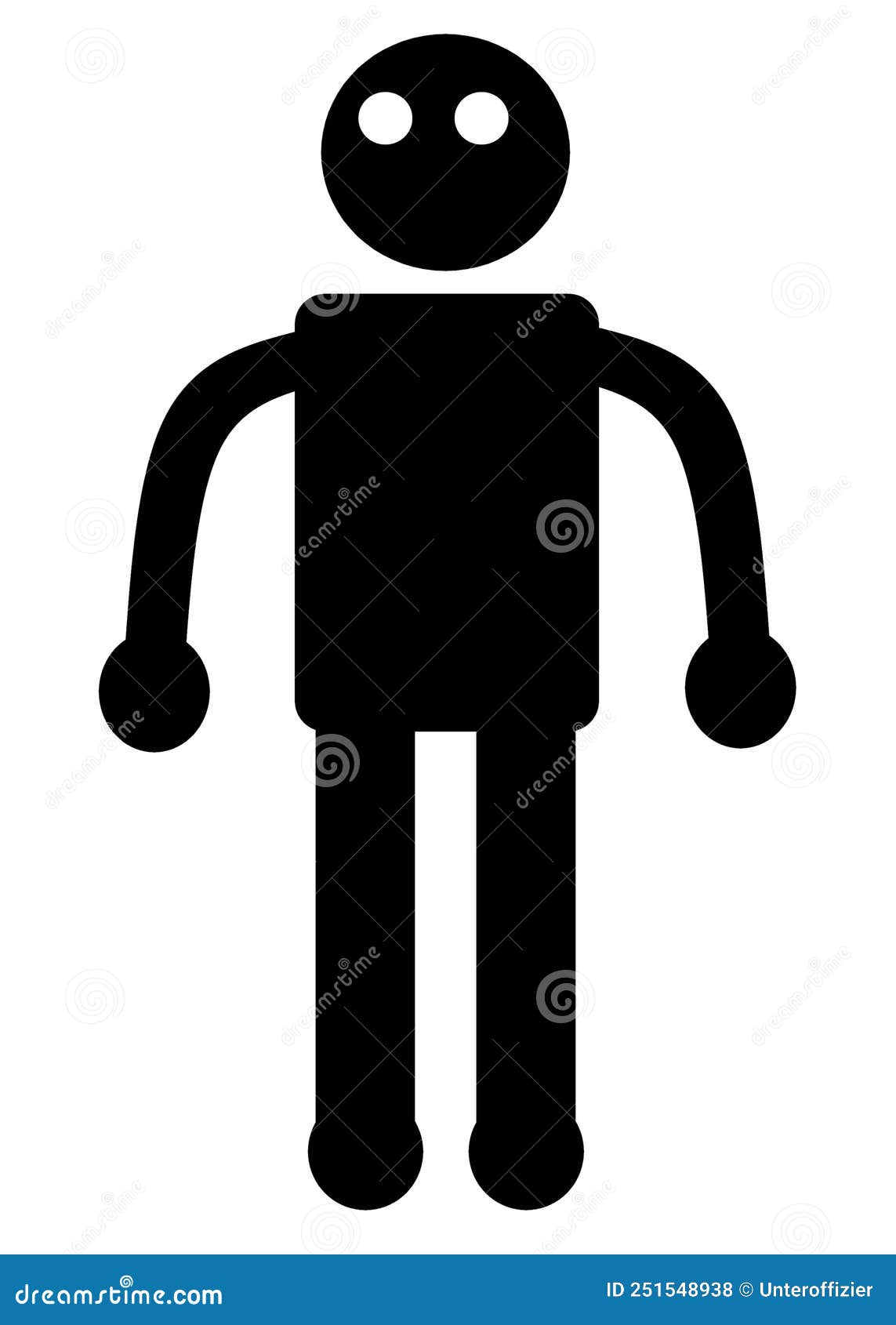 Free Vectors  Stickman-Game with 2 people