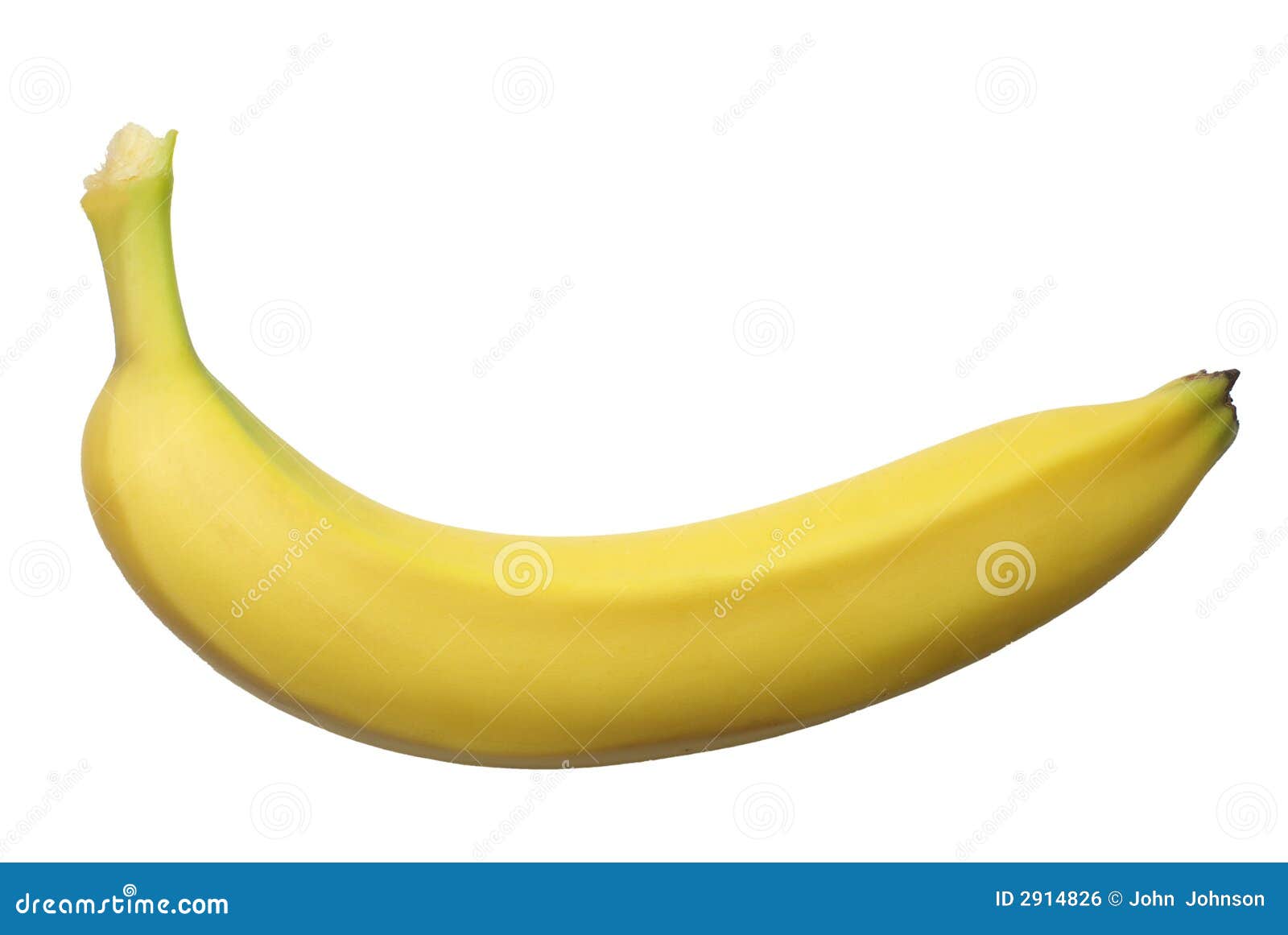 Single Banana stock photo. Image of fruit, snack, eating 2914826