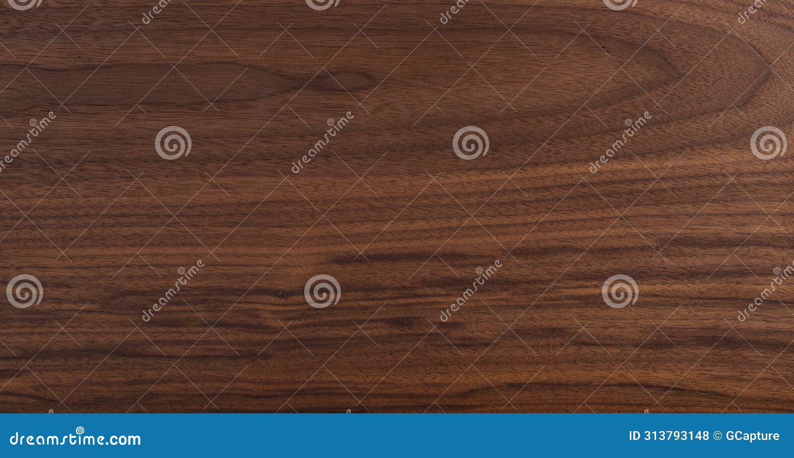 single board of american black walnut with oil finish for texture