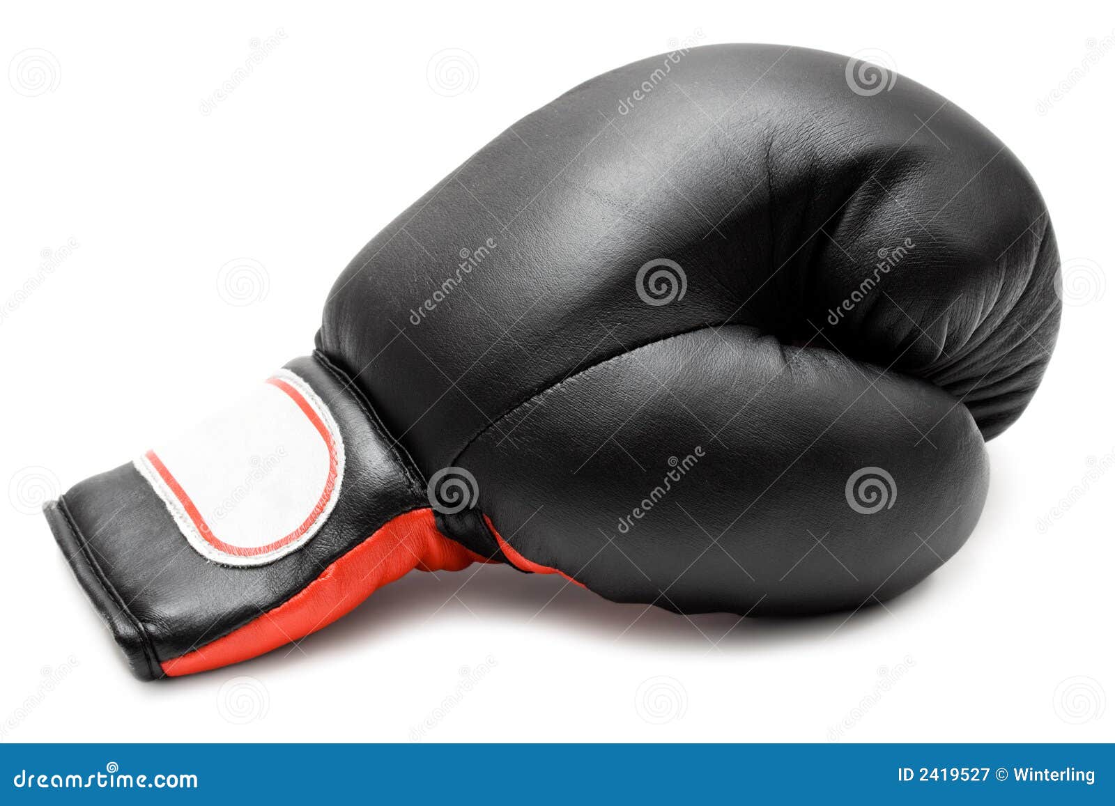 Single Boxing Glove stock image. Image of gloves, details 2419527
