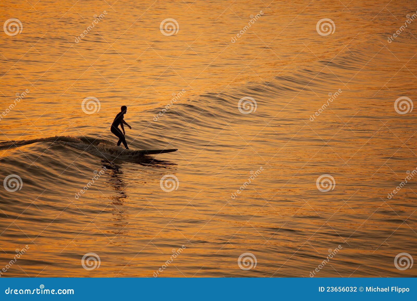 Single California Surfer at Sunset Stock Photo - Image of coast ...