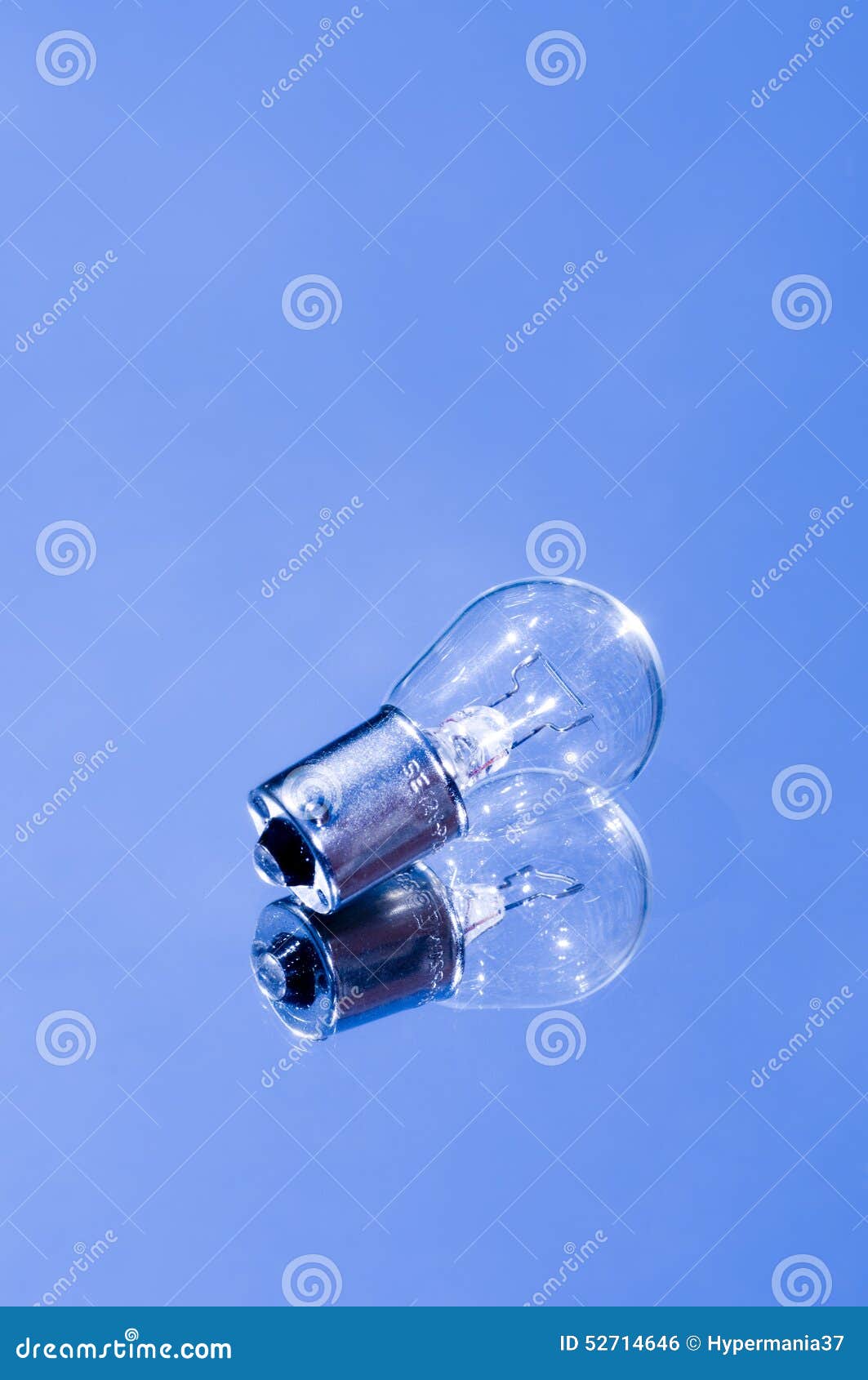 Single clear light bulb stock photo. Image of creative 52714646