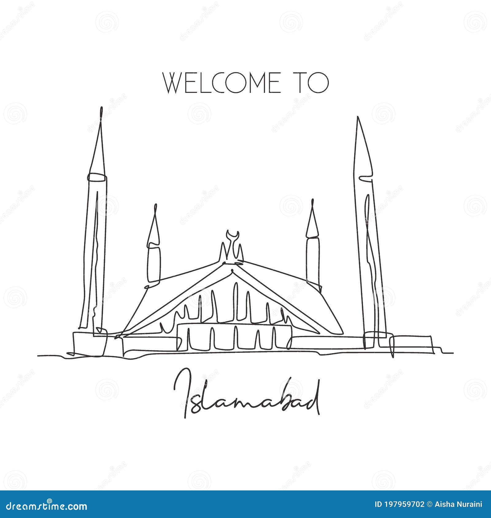 faisal mosque clipart images