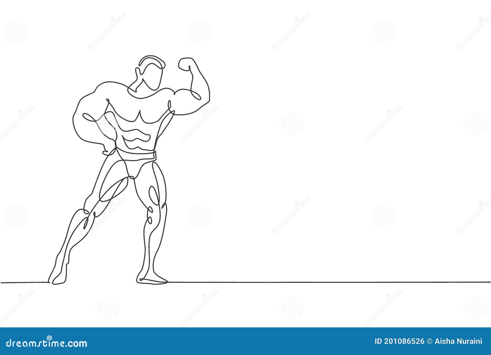 Monochrome sketch of dumbbell for training in gym Vector Image