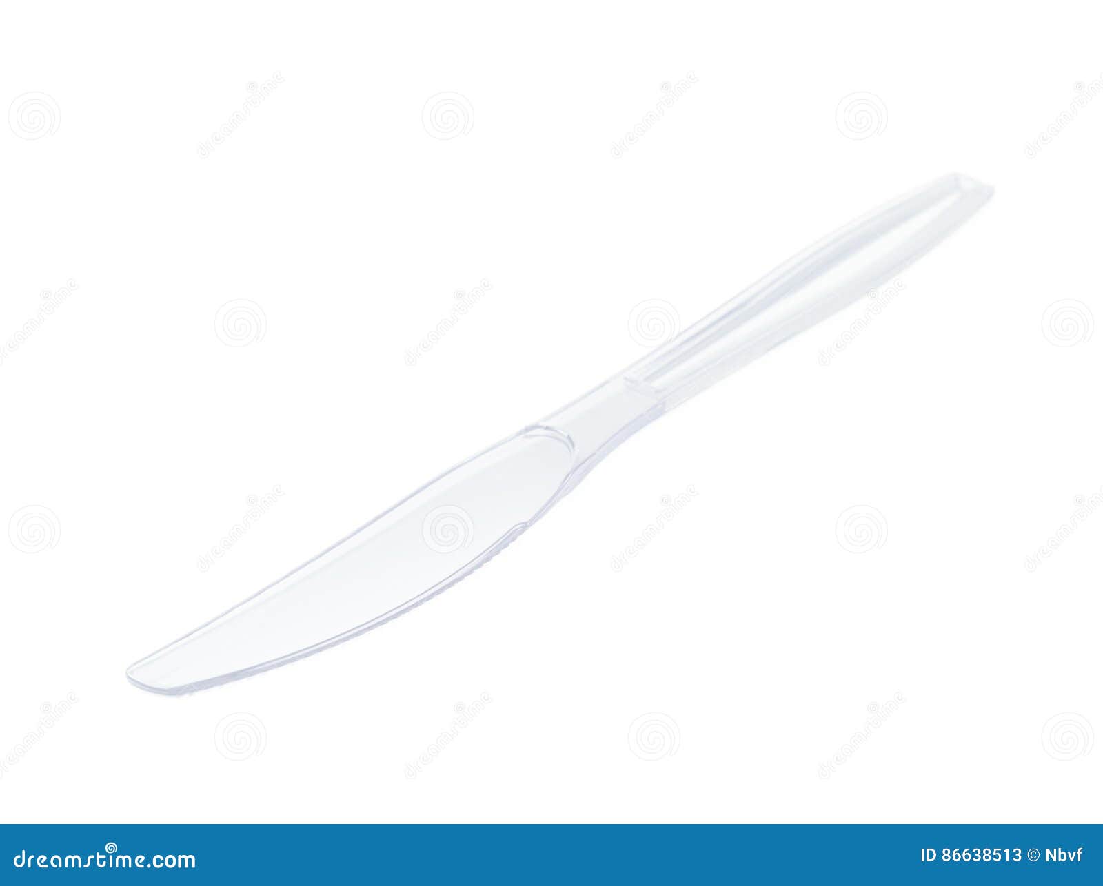 Single Disposable Plastic Knife Stock Image Image of sharp, utensil