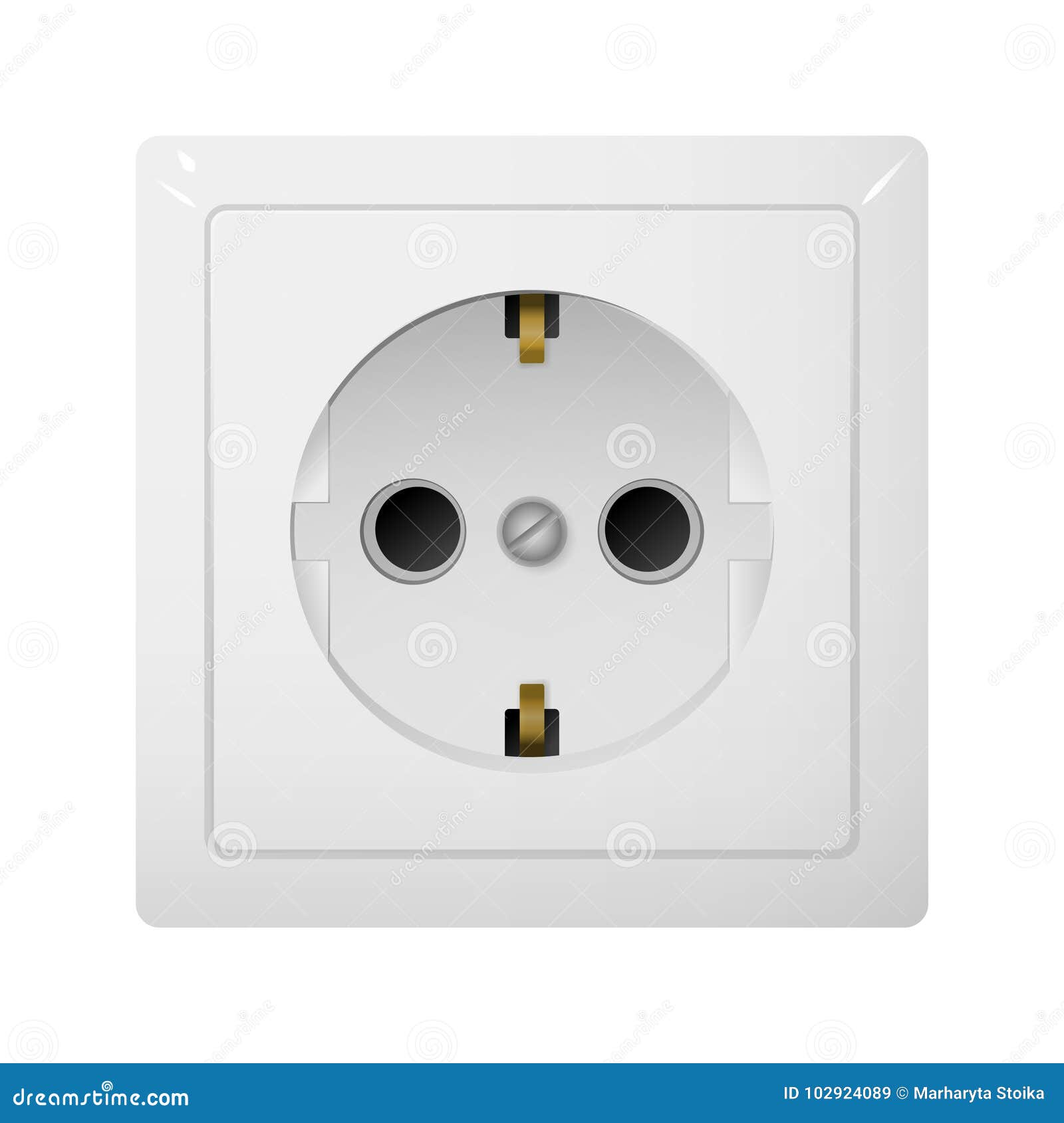 AC Power Plugs and Sockets - All Types - Vector Stock Vector