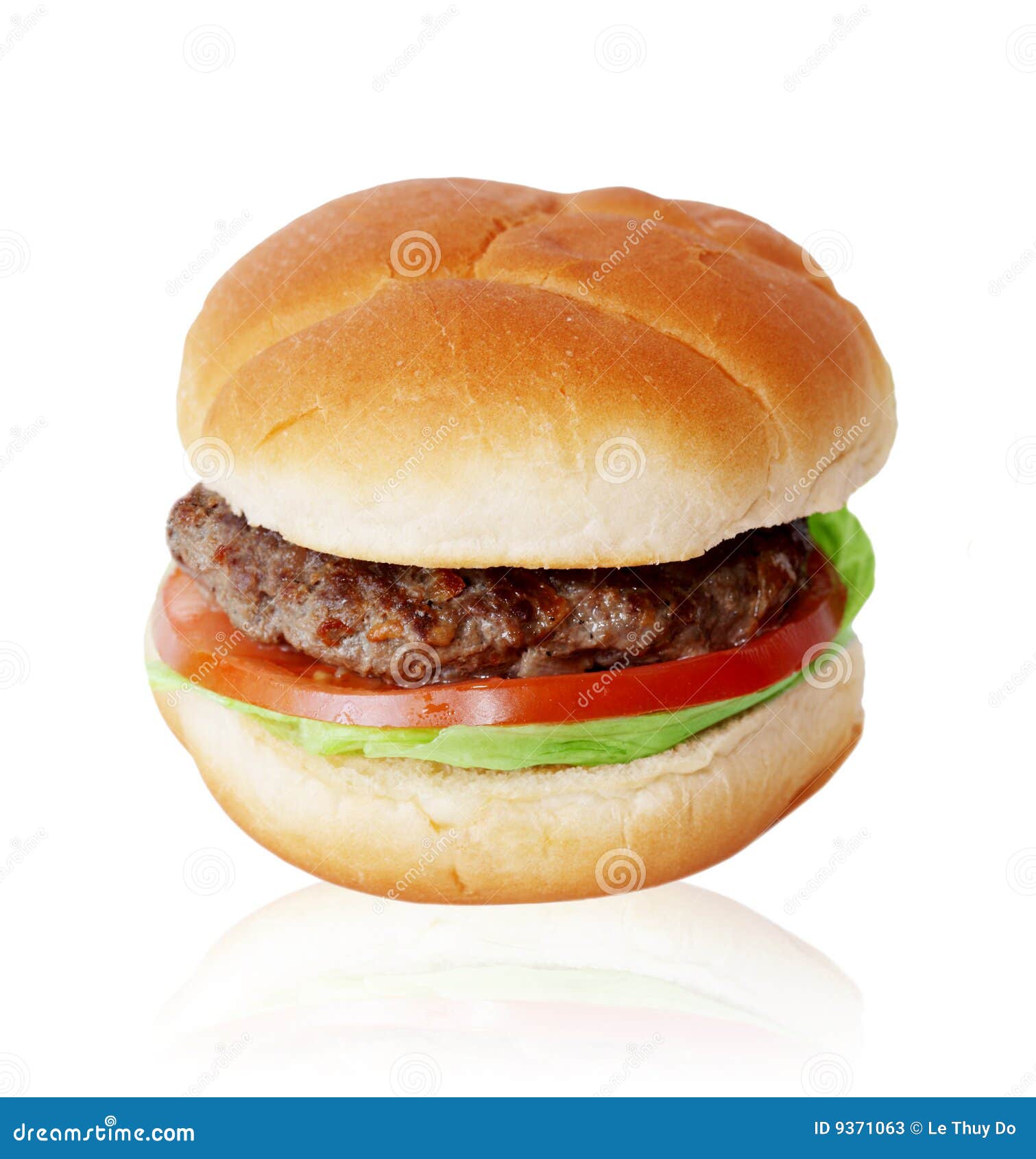 hamburger single patty