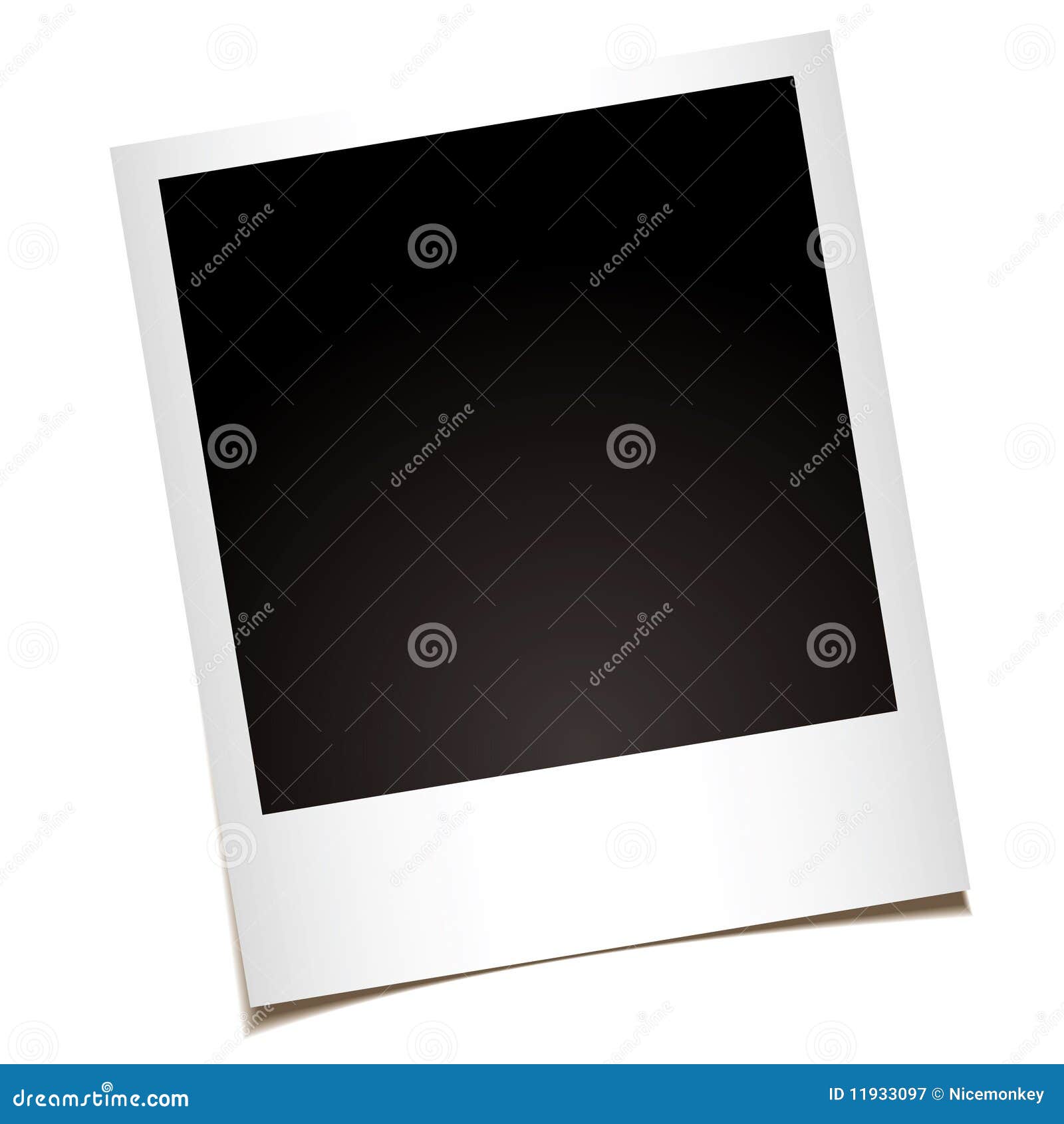 Single instant photo stock illustration. Illustration of