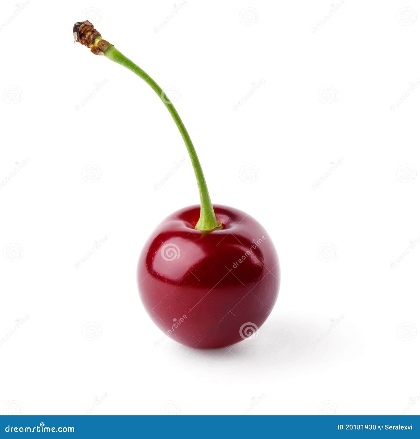Single ripe cherry stock photo. Image of clean, objects - 20181930