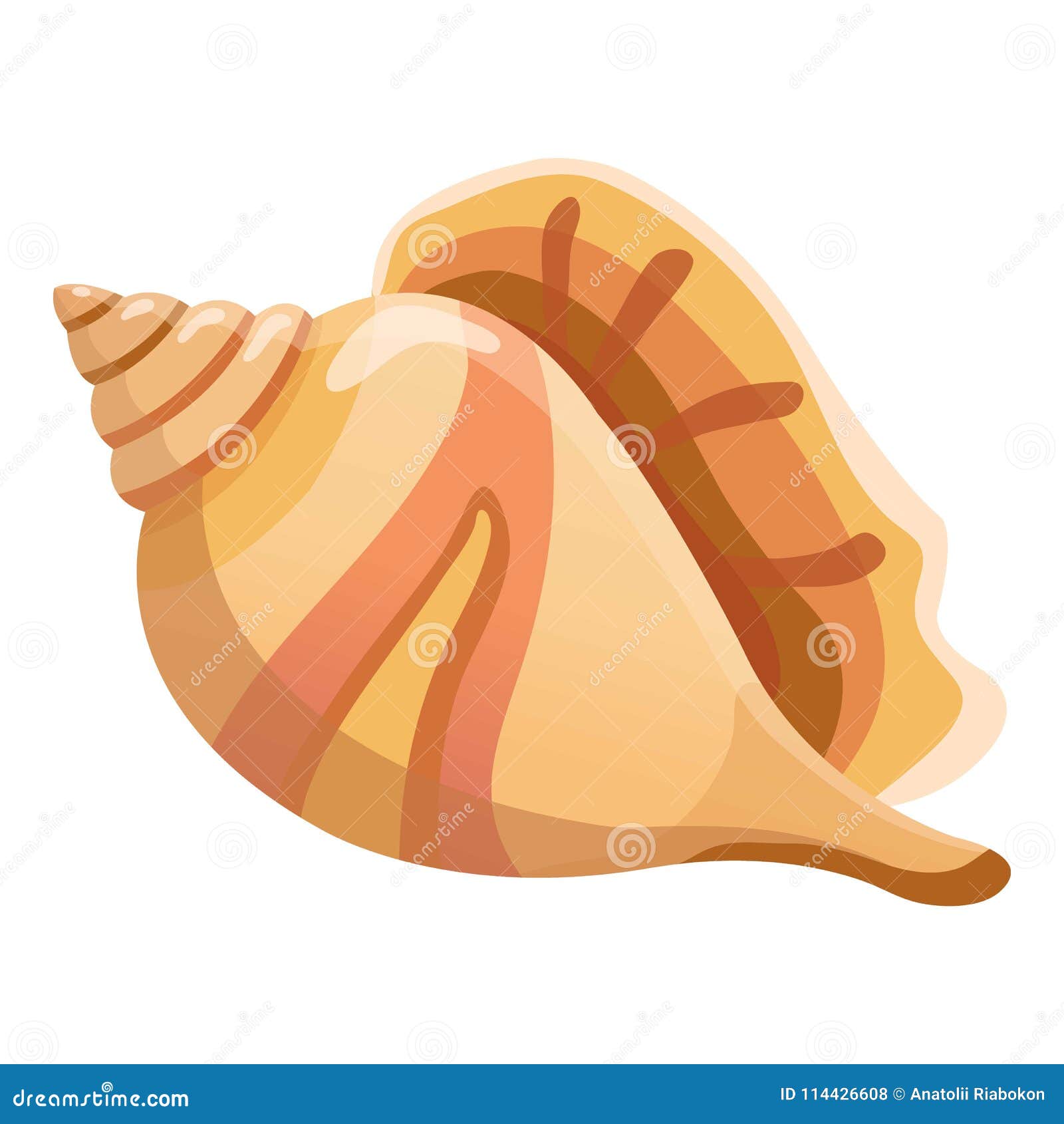 Single Shell Icon, Cartoon Style Stock Vector - Illustration of object, color: 114426608 Single Shell Icon, Cartoon Style Stock Vector - Illustration of object, color: 114426608